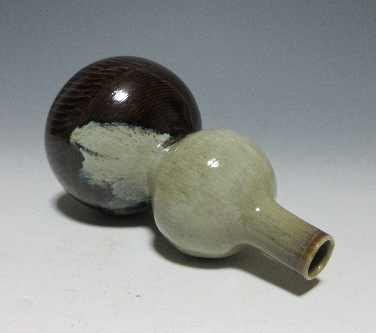 Gourd-Shaped Takatori-ware Vase