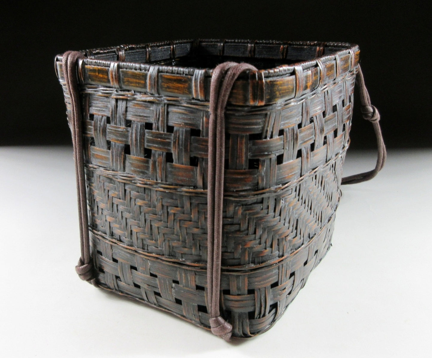 Vintage Bamboo Basket Accessory