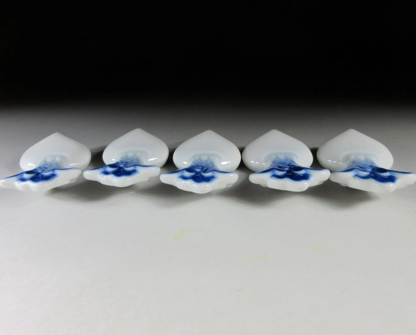Set of Five Radish Chopstick Rests