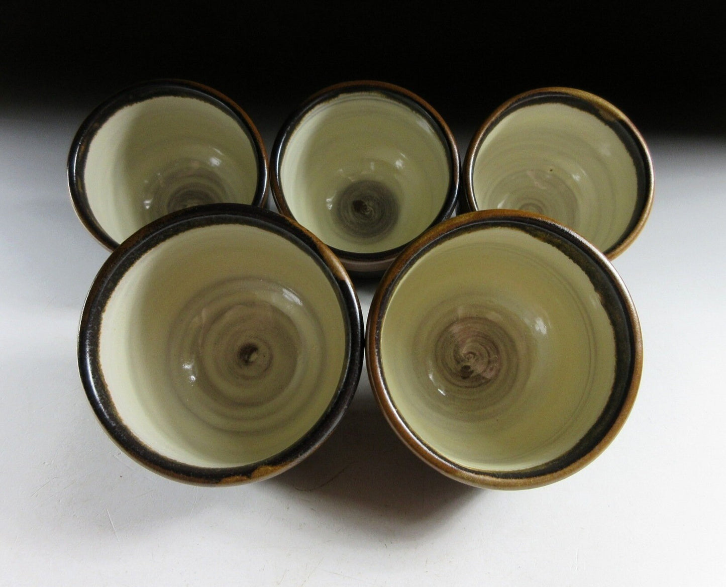 Set of Five Satsuma-ware Tea Cups