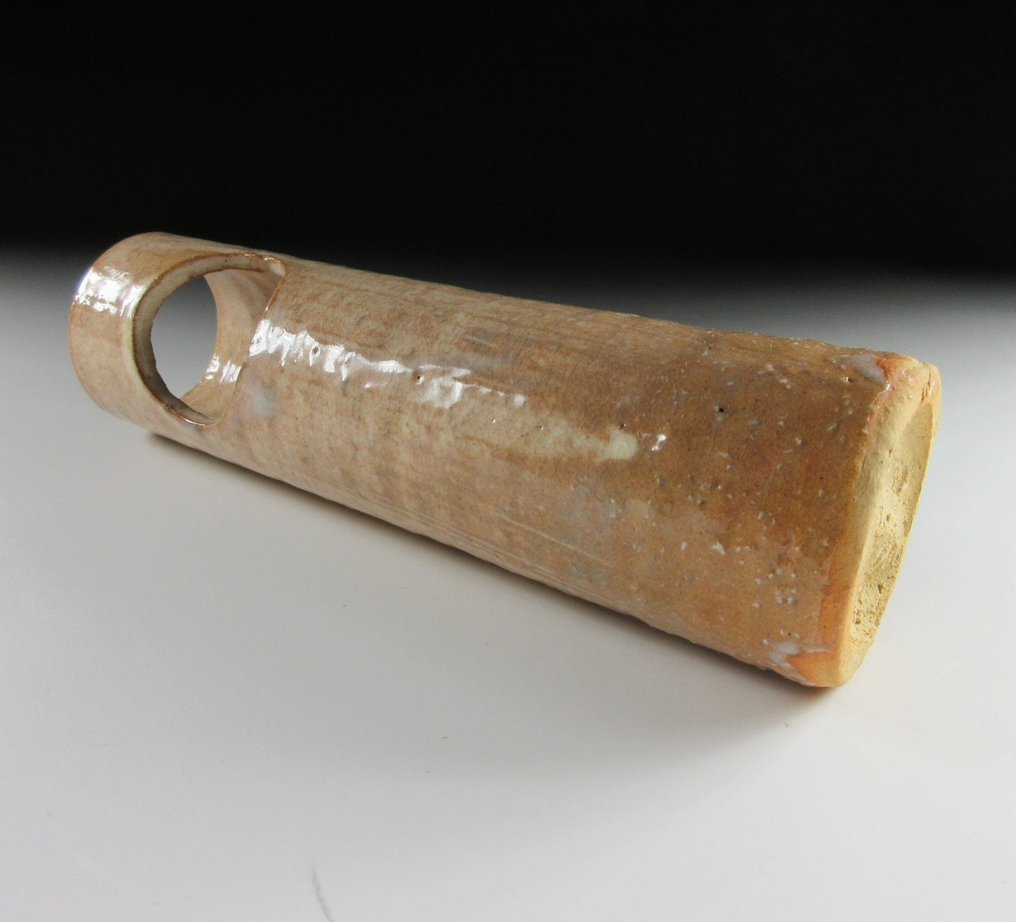 RESERVED - Hamanaka Gesson Hagi-ware Hanging Vase