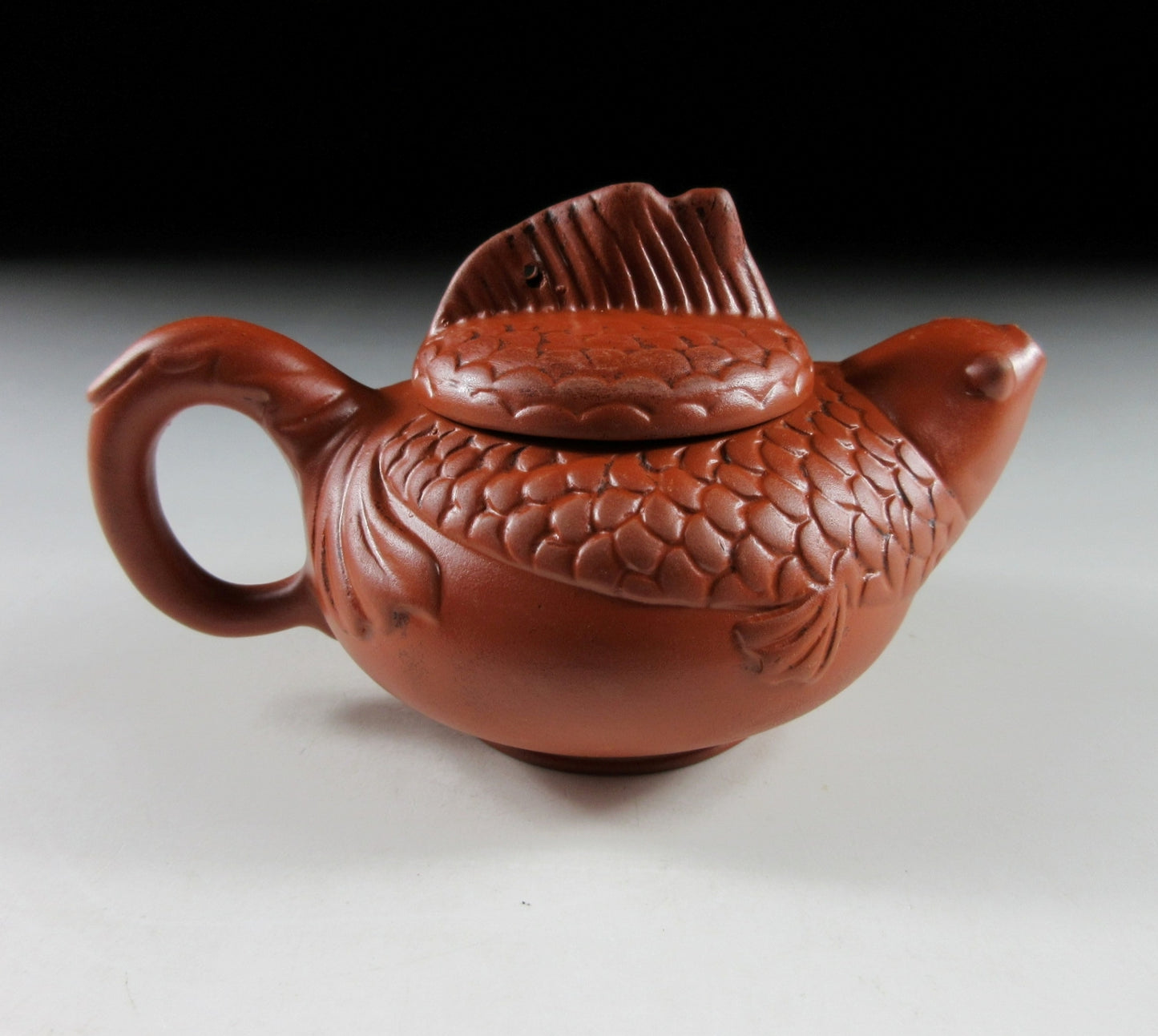Very Small Yixing Style Fish Tea Pot