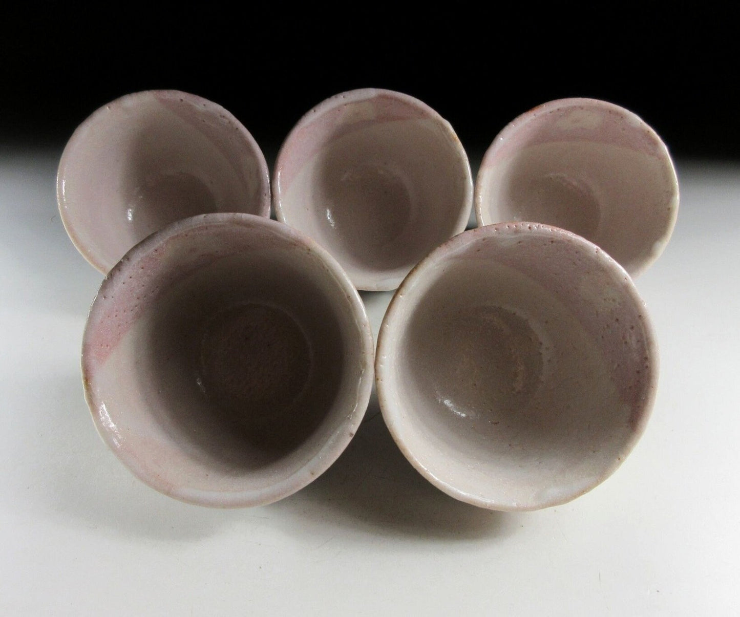 Andou Hidetake Shino-ware Sencha Cups
