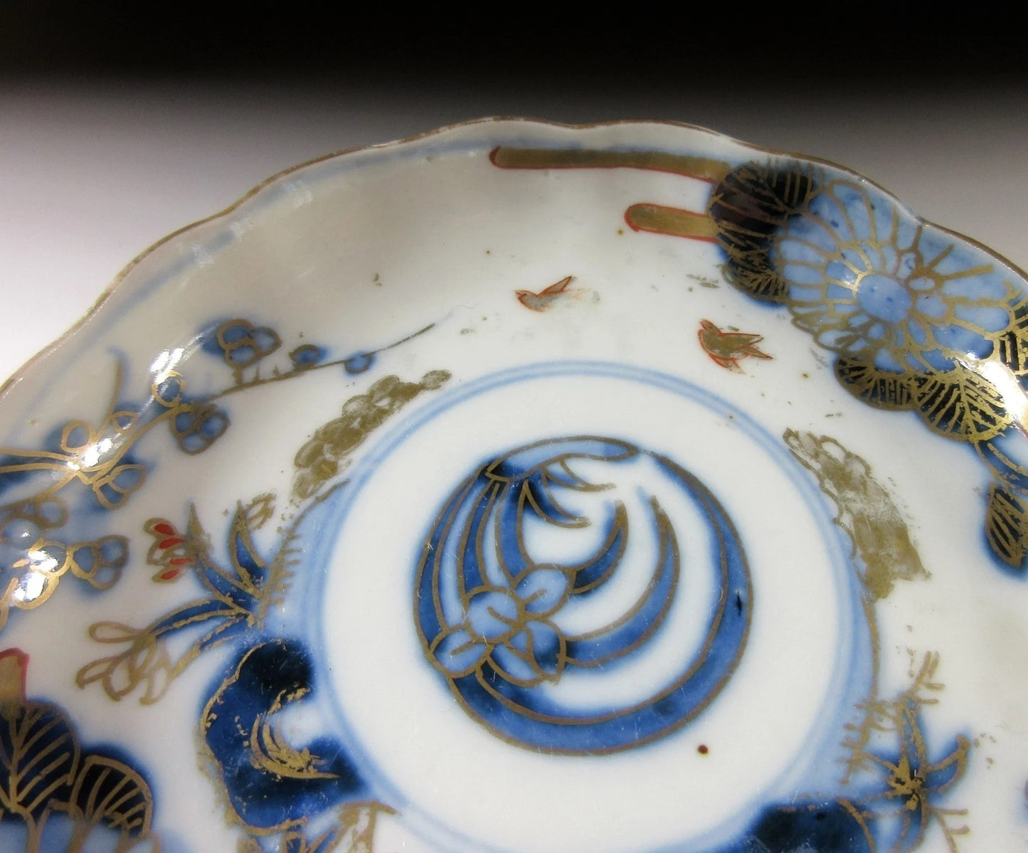 Pair of Antique Mamezara Plates