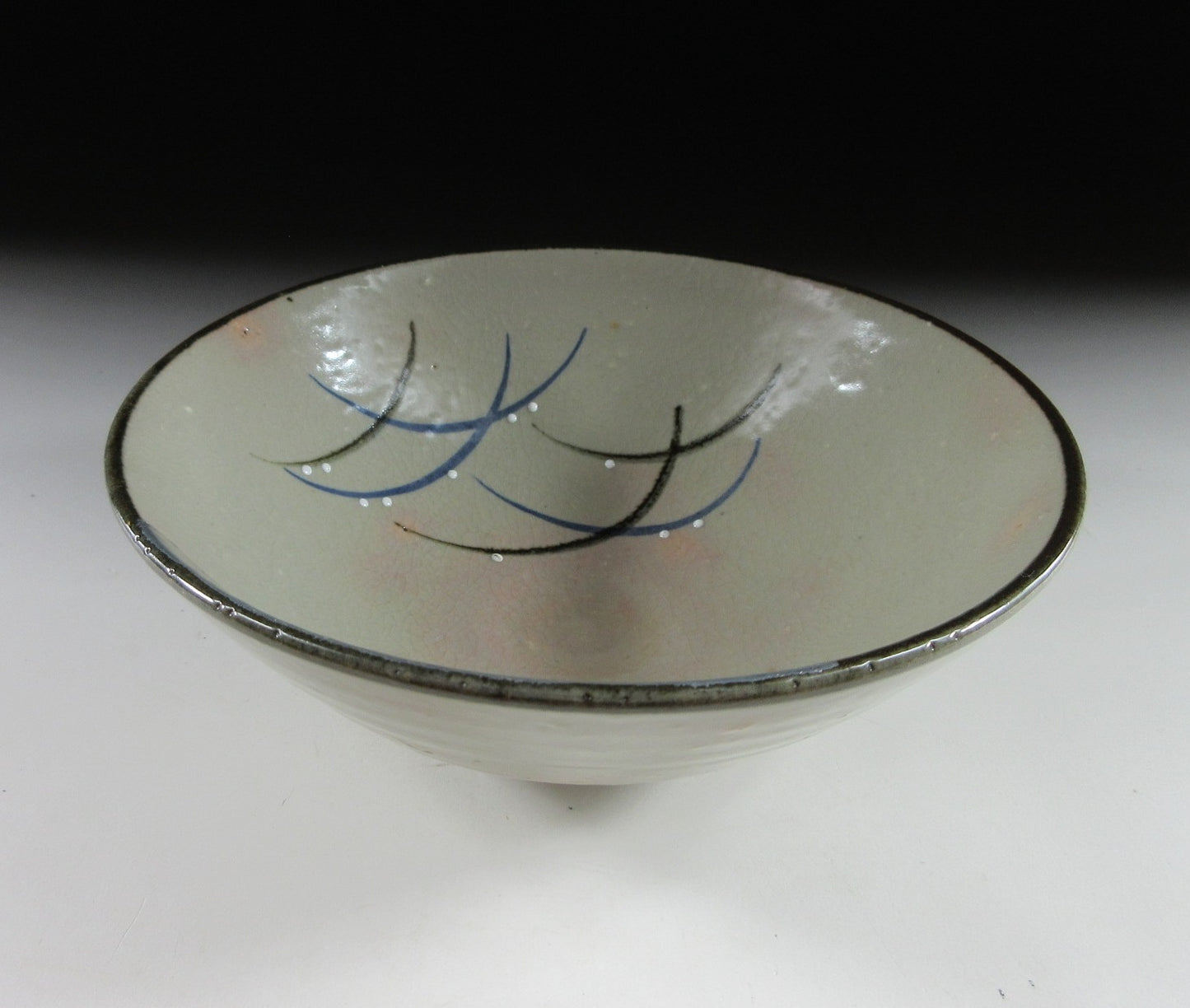 Okada Kazan Awata-ware Bellflower Chawan