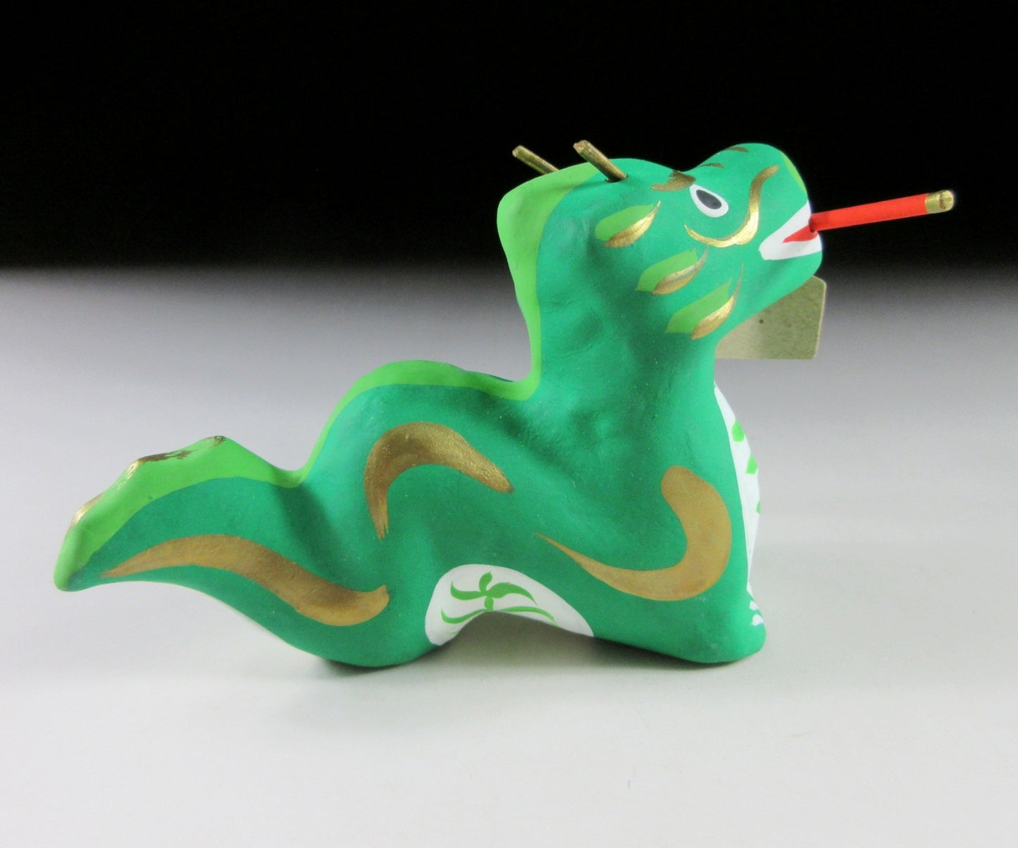 Small Papier-mâché Dragon with Arrow #1
