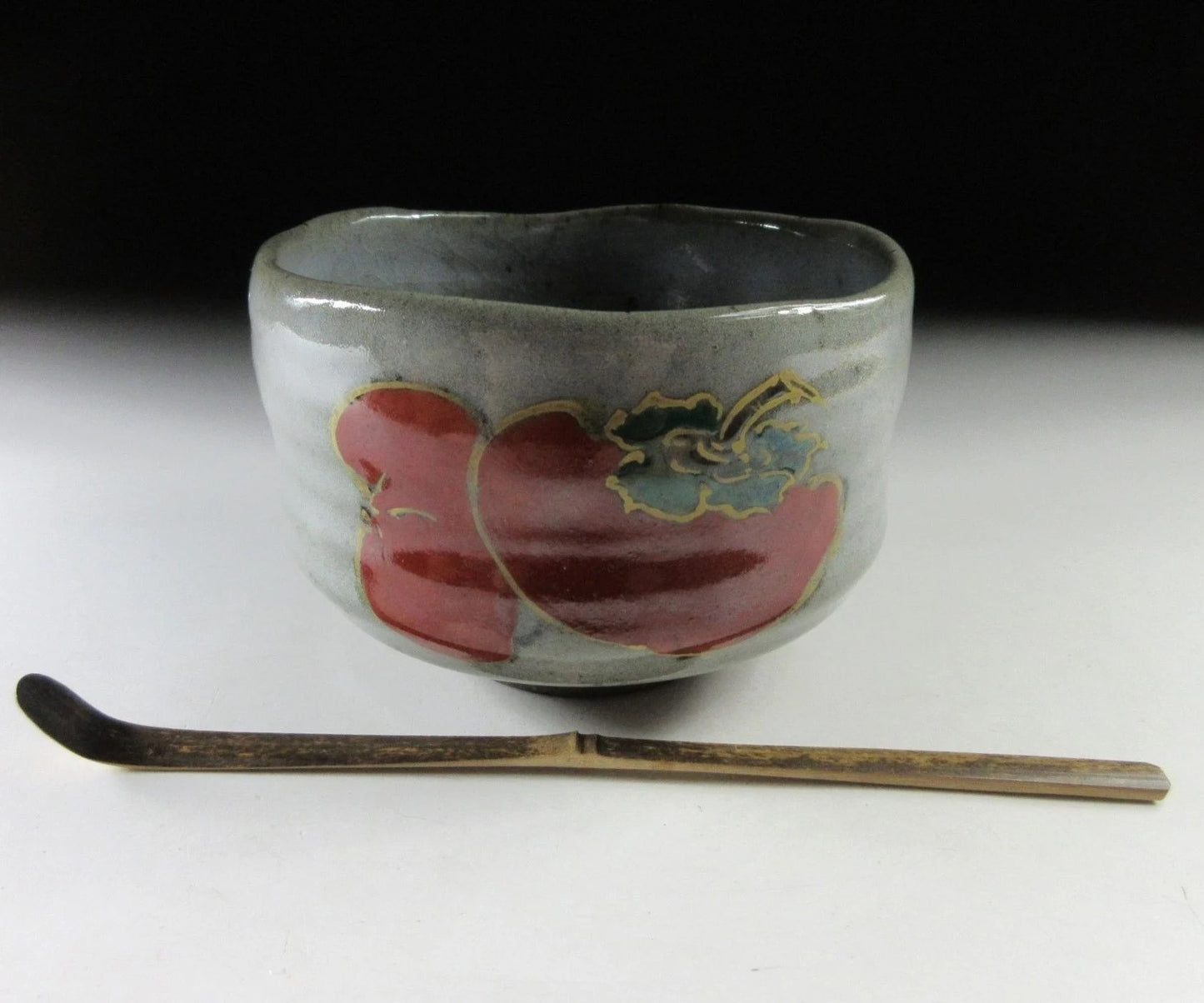 Shibakusa Ryuzo Persimmon Chawan