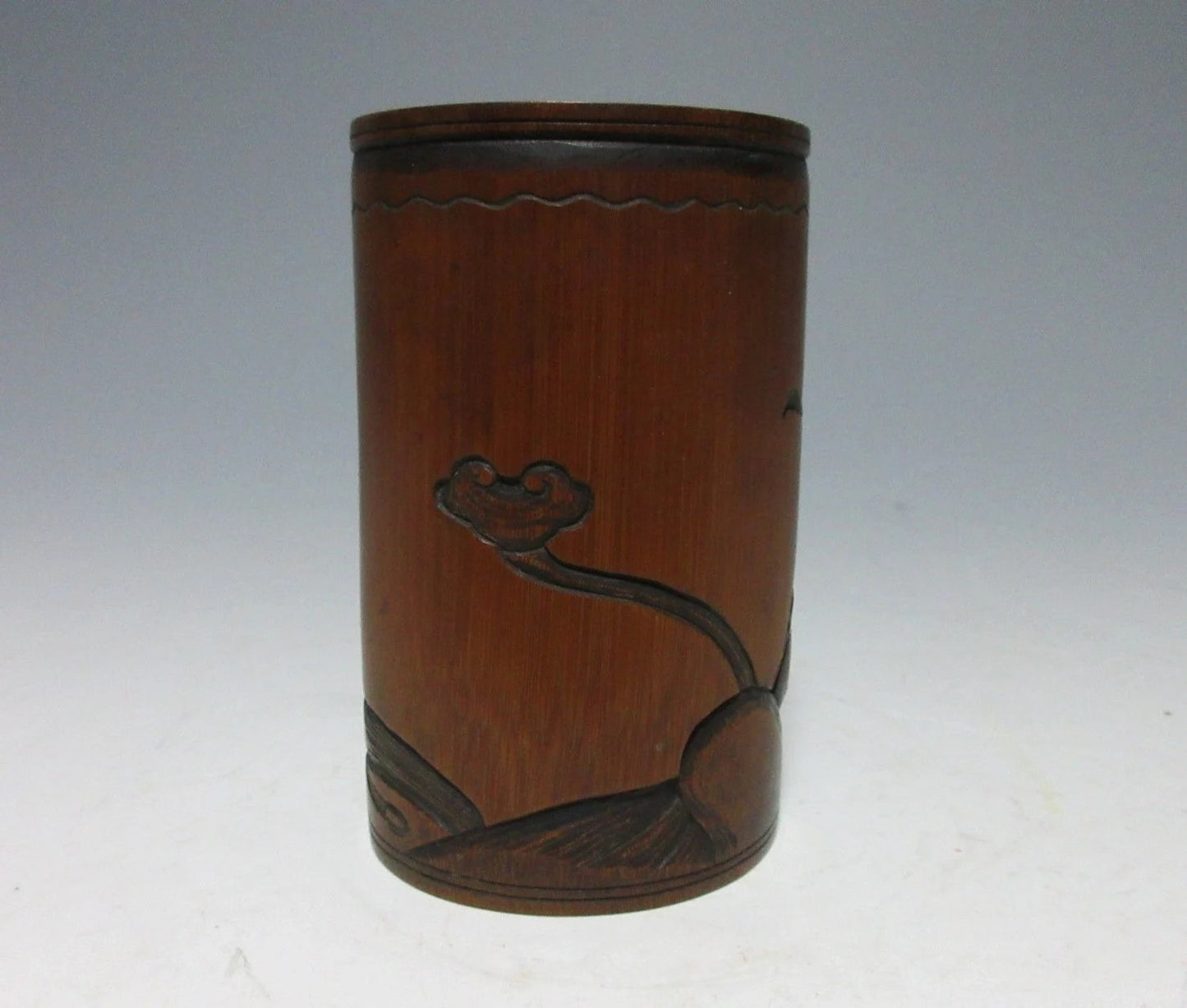 Meiji Period Fude-Tate Brush Pot