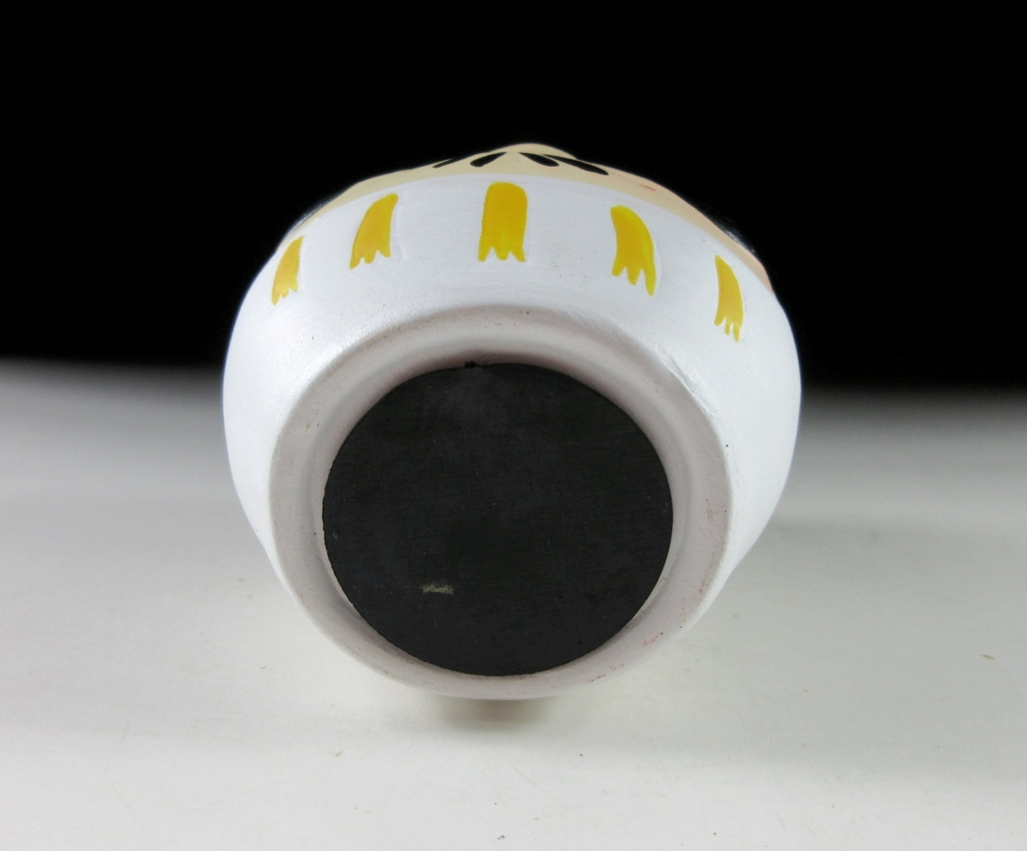 Small White Daruma Moneybox