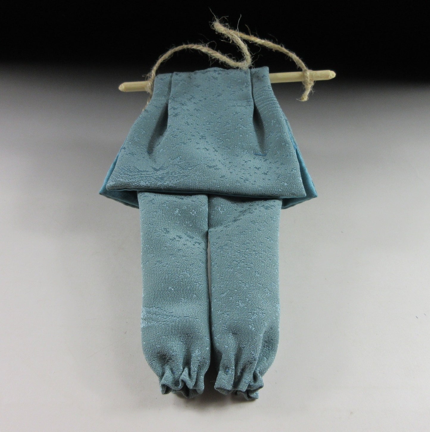 Small Green-Blue Monpe and Noragi Ornament