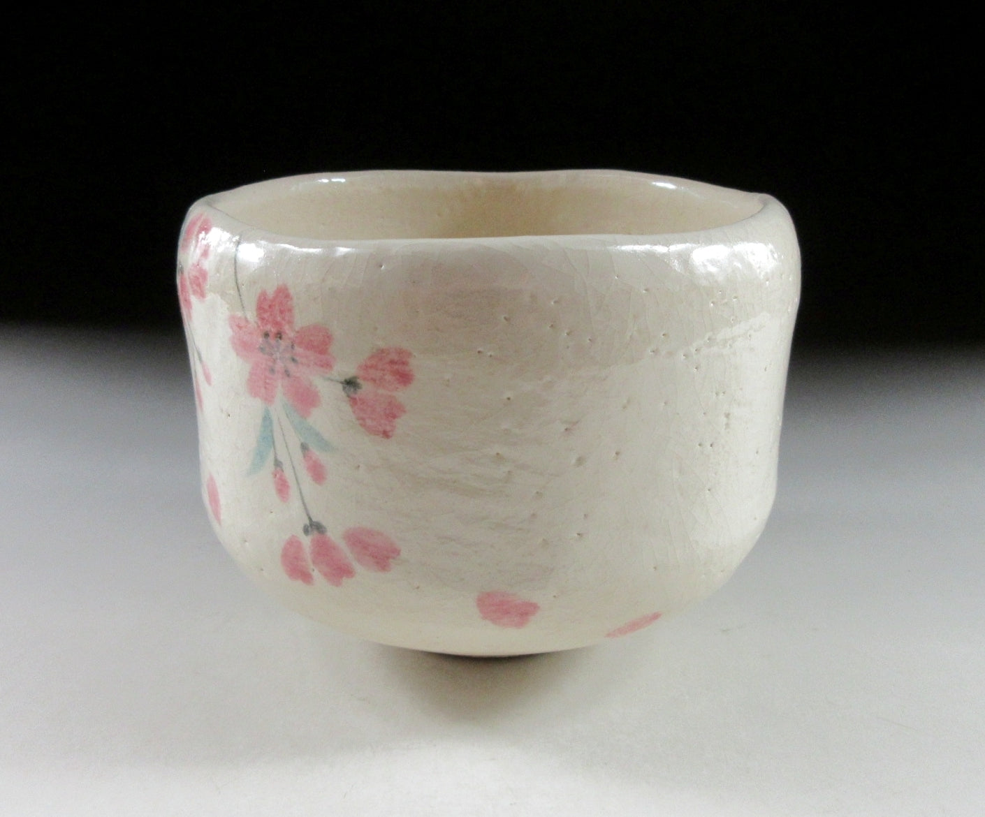Yoshimura Rakunyu Weeping Sakura Chawan