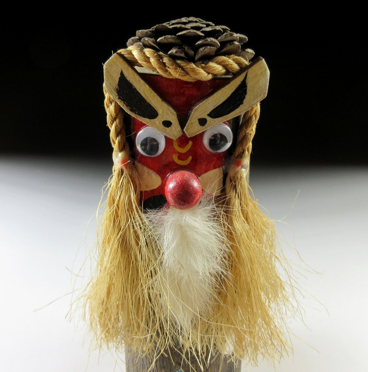 Wooden Tengu Ornament