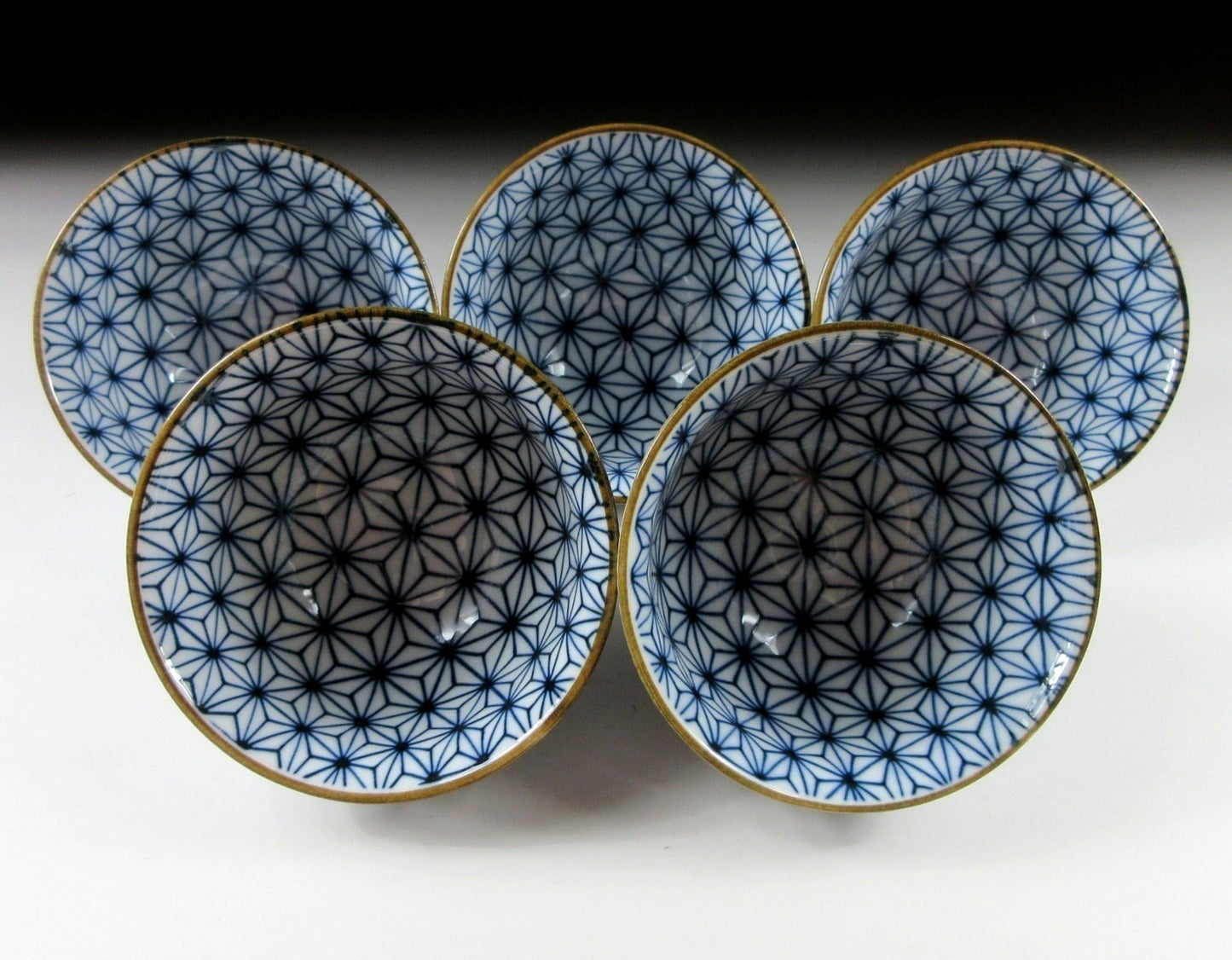 Asanoha Hemp Pattern Tea Cups