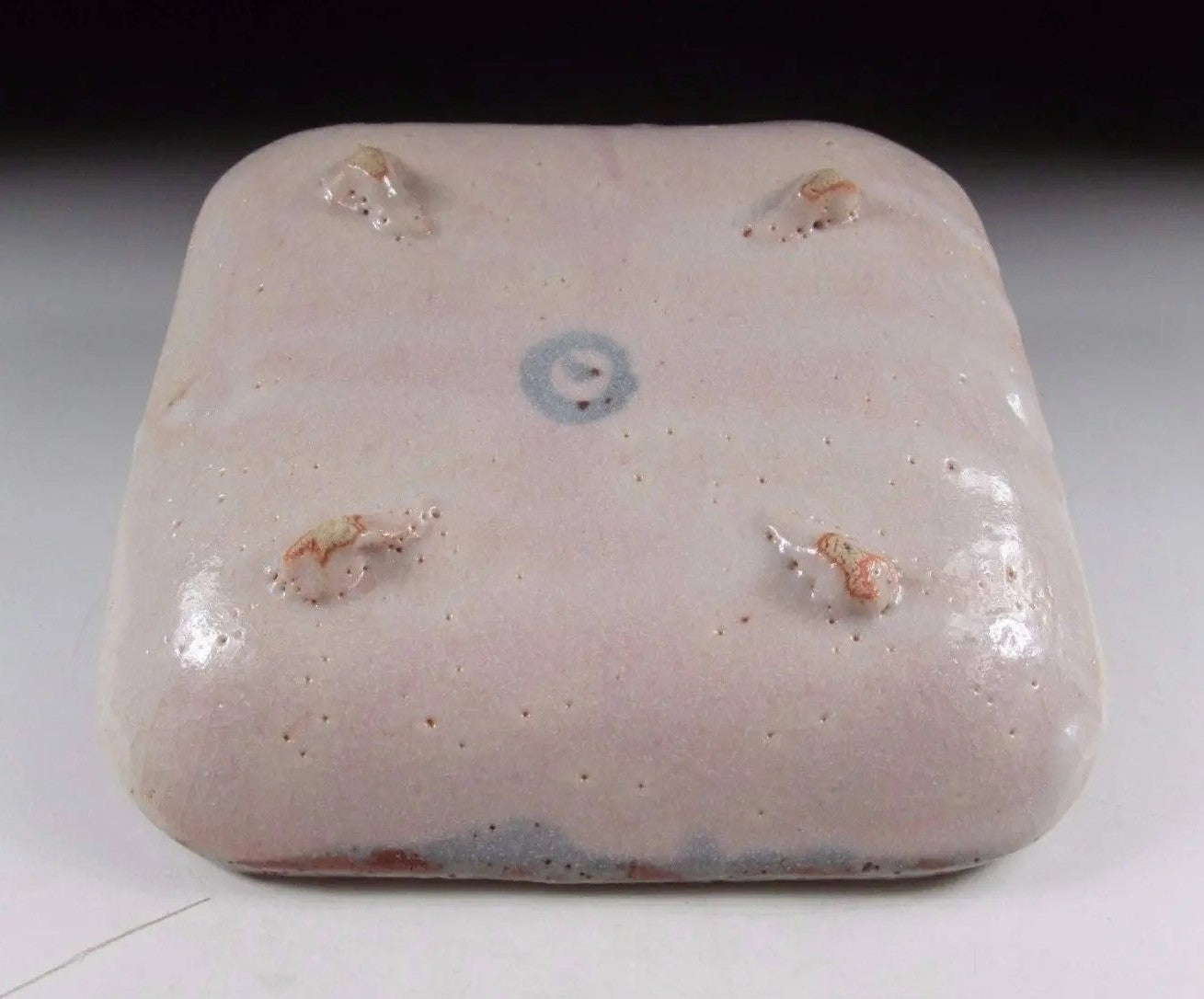 Andou Hidetake Shino Tea Plate #3