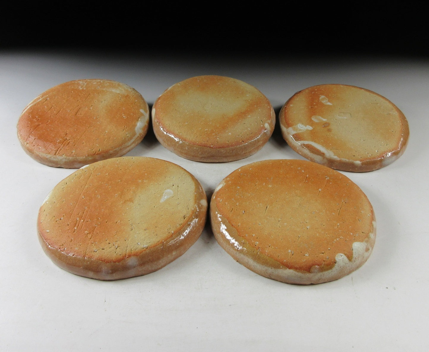 Set of Five Hagi-ware Chataku