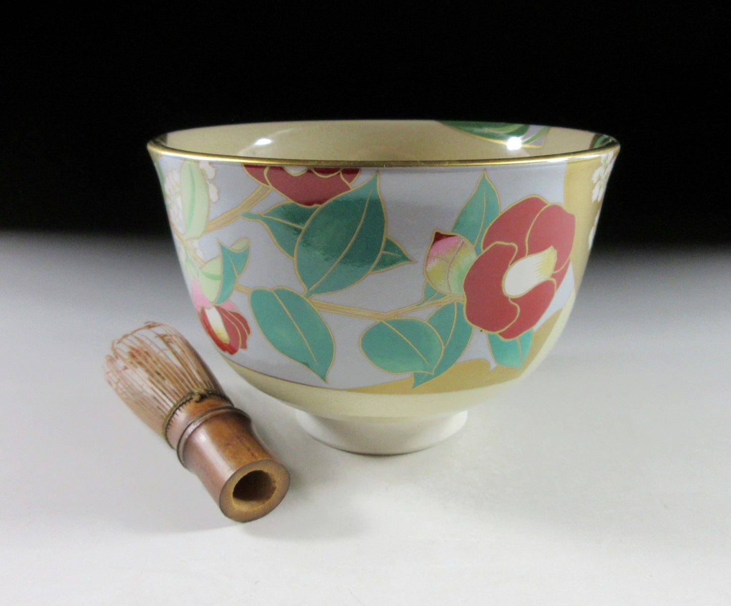 Kuwano Mutsuko 'Gosho no Hana' March Chawan