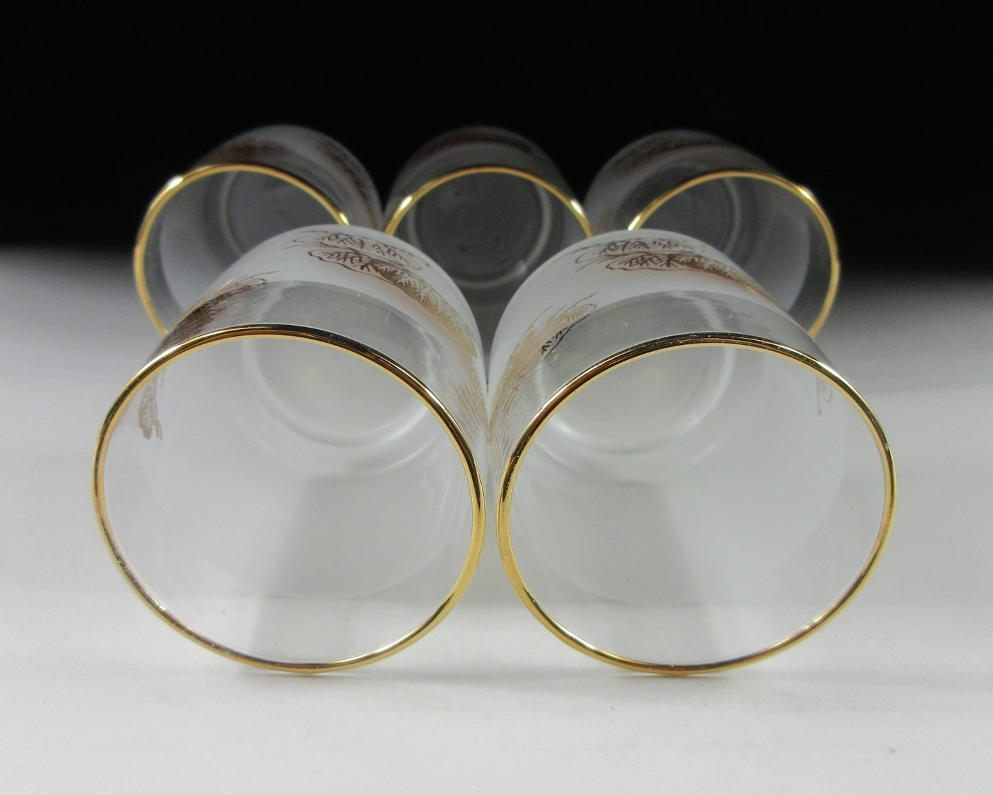 Set of Five Iced Tea Glasses