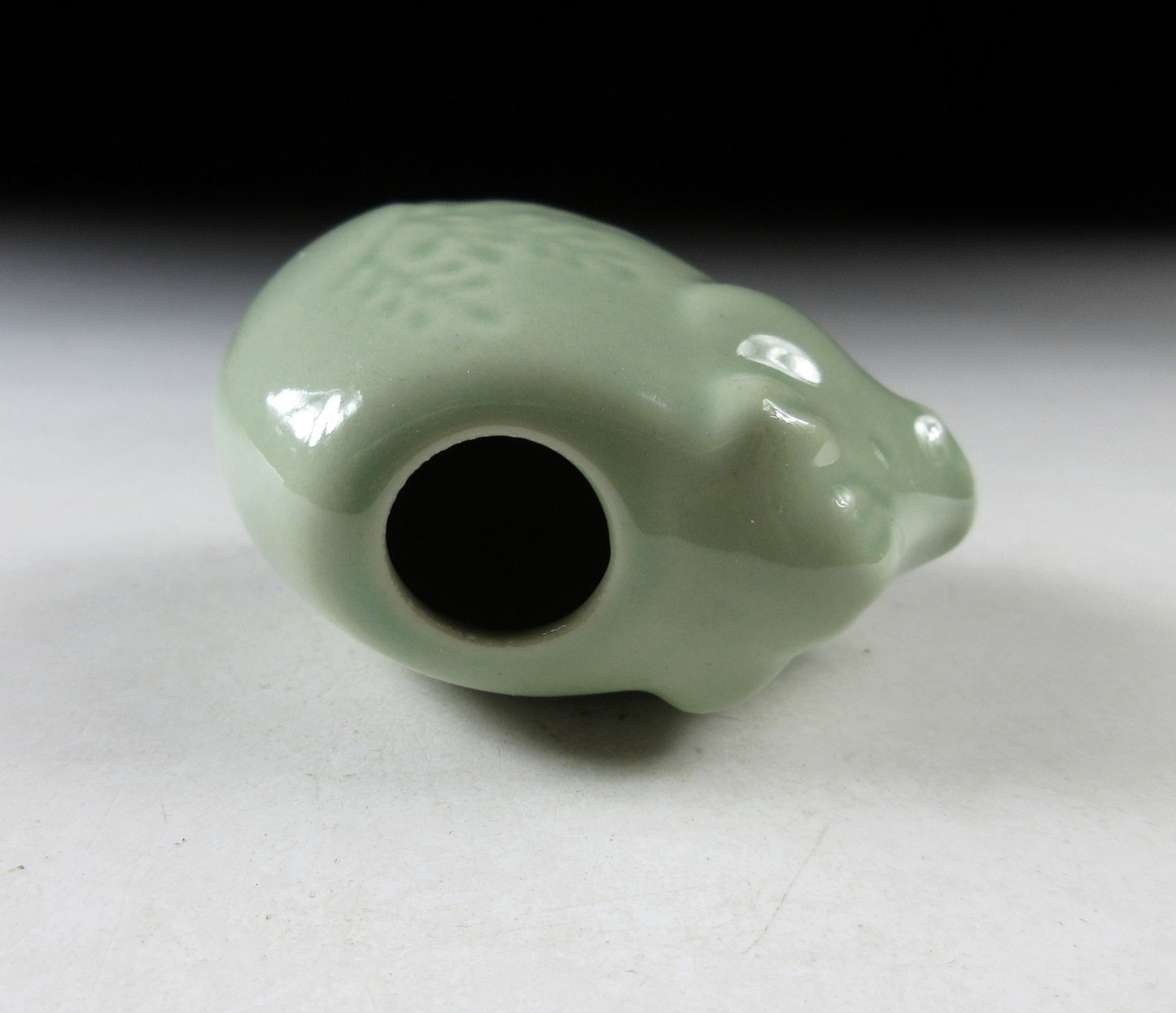 Celadon Year of the Boar Toothpick Holder