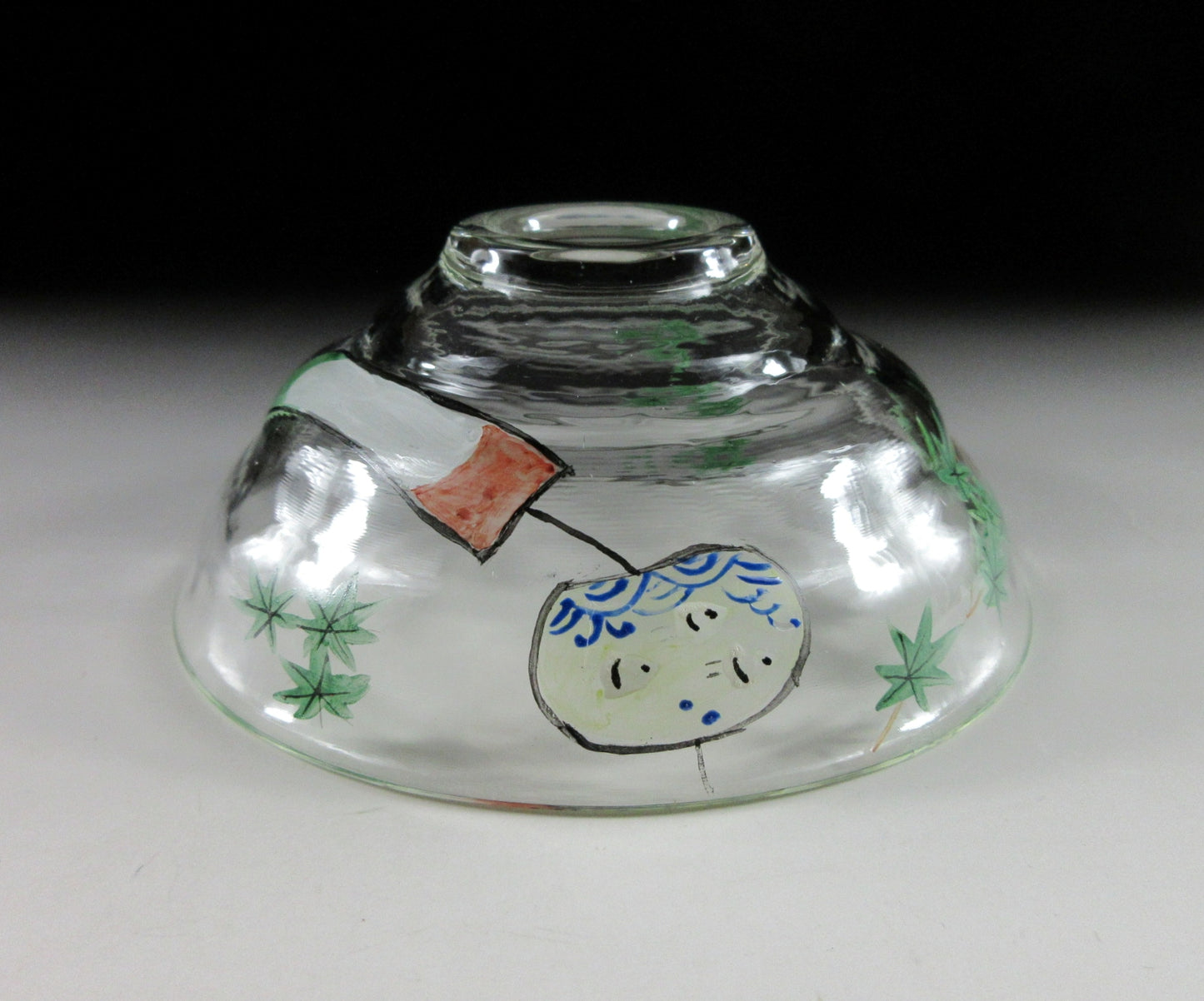 Hirohata Kunihiko Giyaman Glass Chawan
