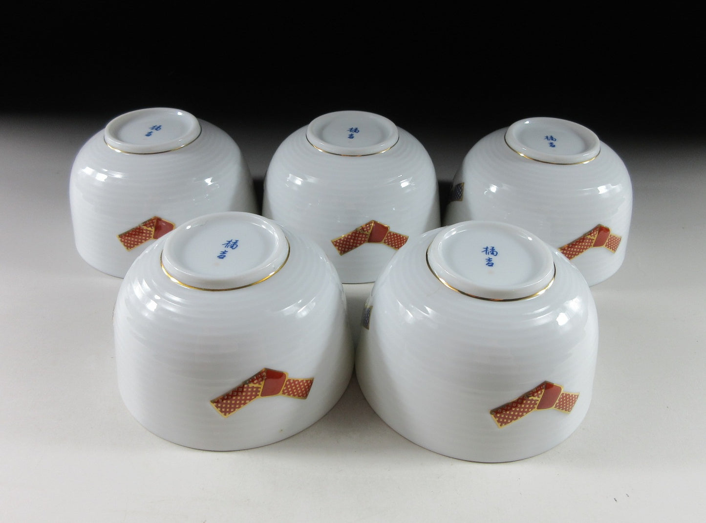 Tachikichi 'Ninsei Knot' Tea Cups