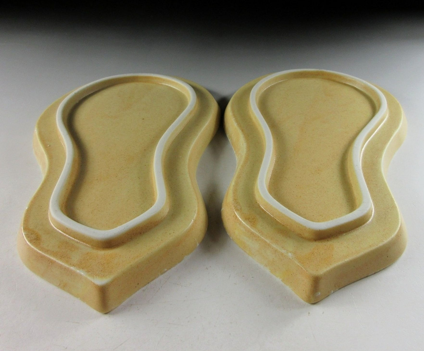 Pair of Mino-ware Hyotan Plates #1