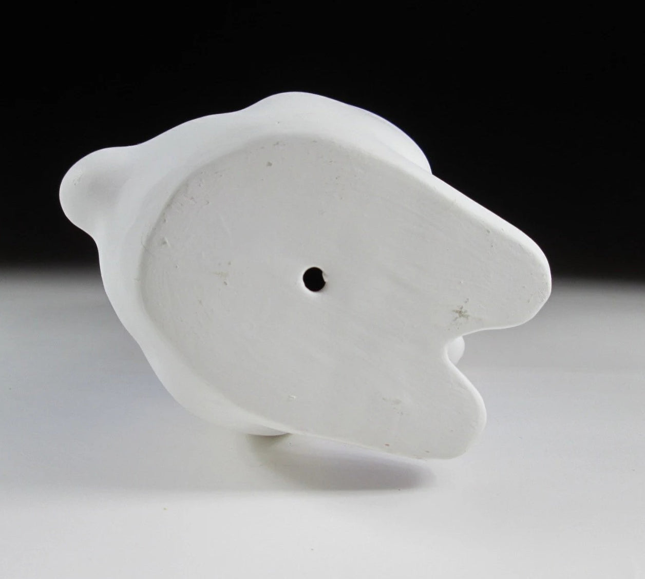 Mikawachi-ware Earthenware Rabbit Okimono