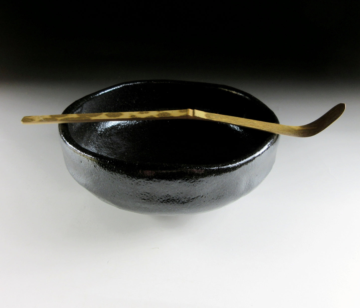 Fukui Rakuin Kuro Raku Chawan