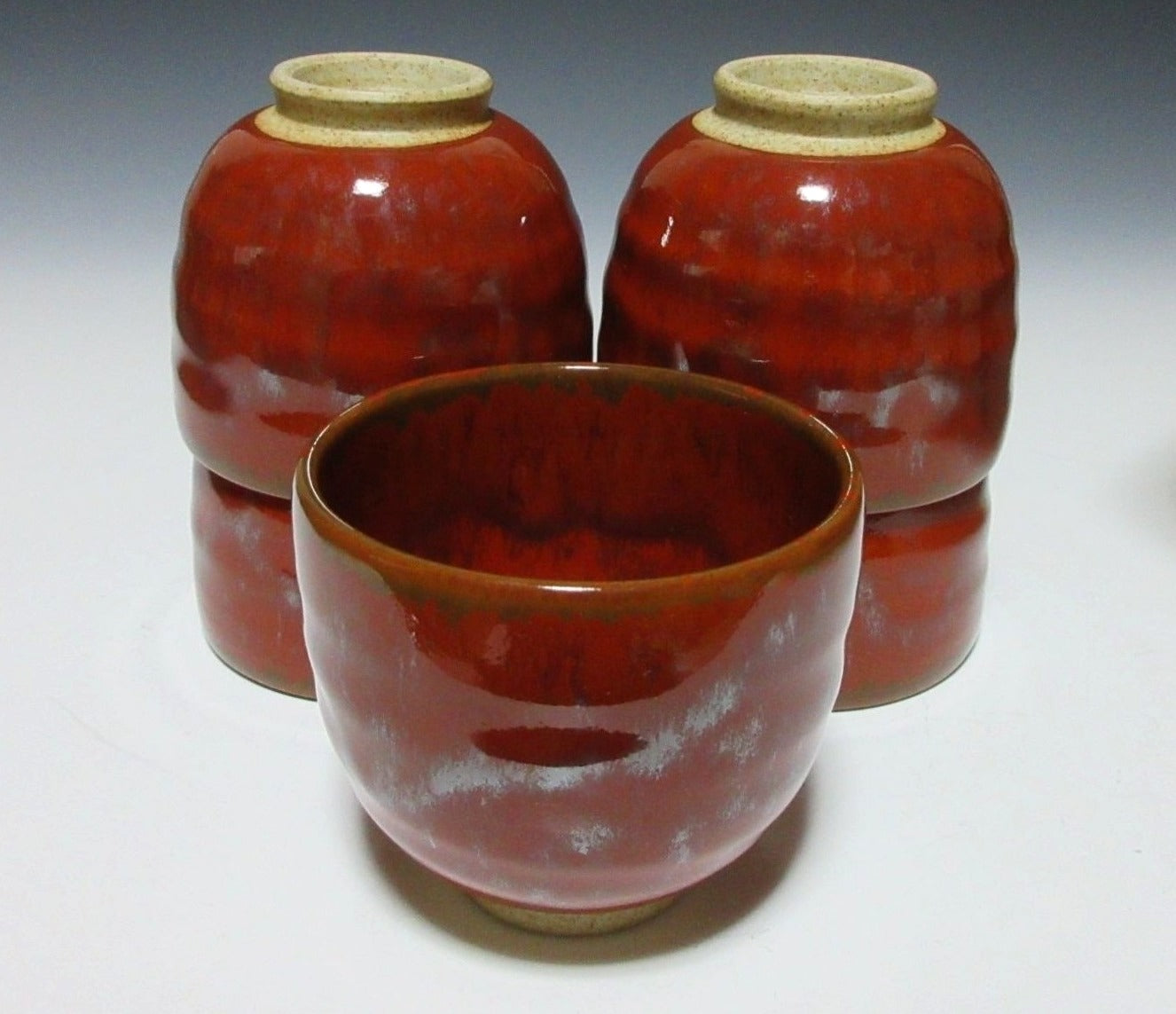 Set of Five Echizen Tea Cups