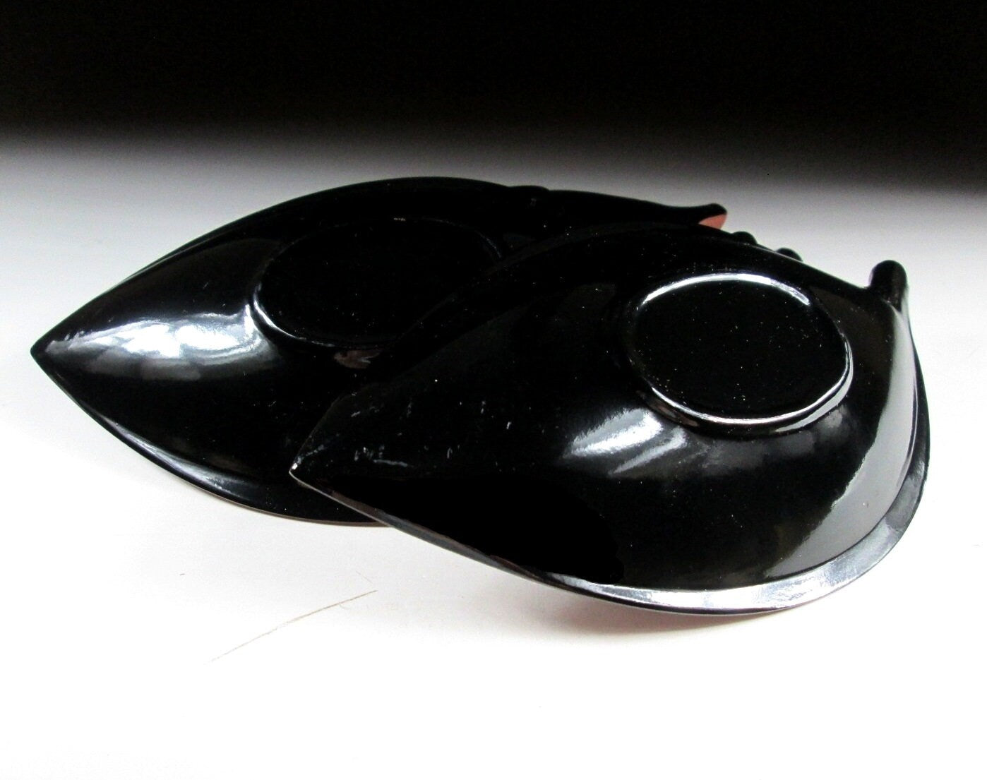 Set of Four Imitation Lacquerware Plates