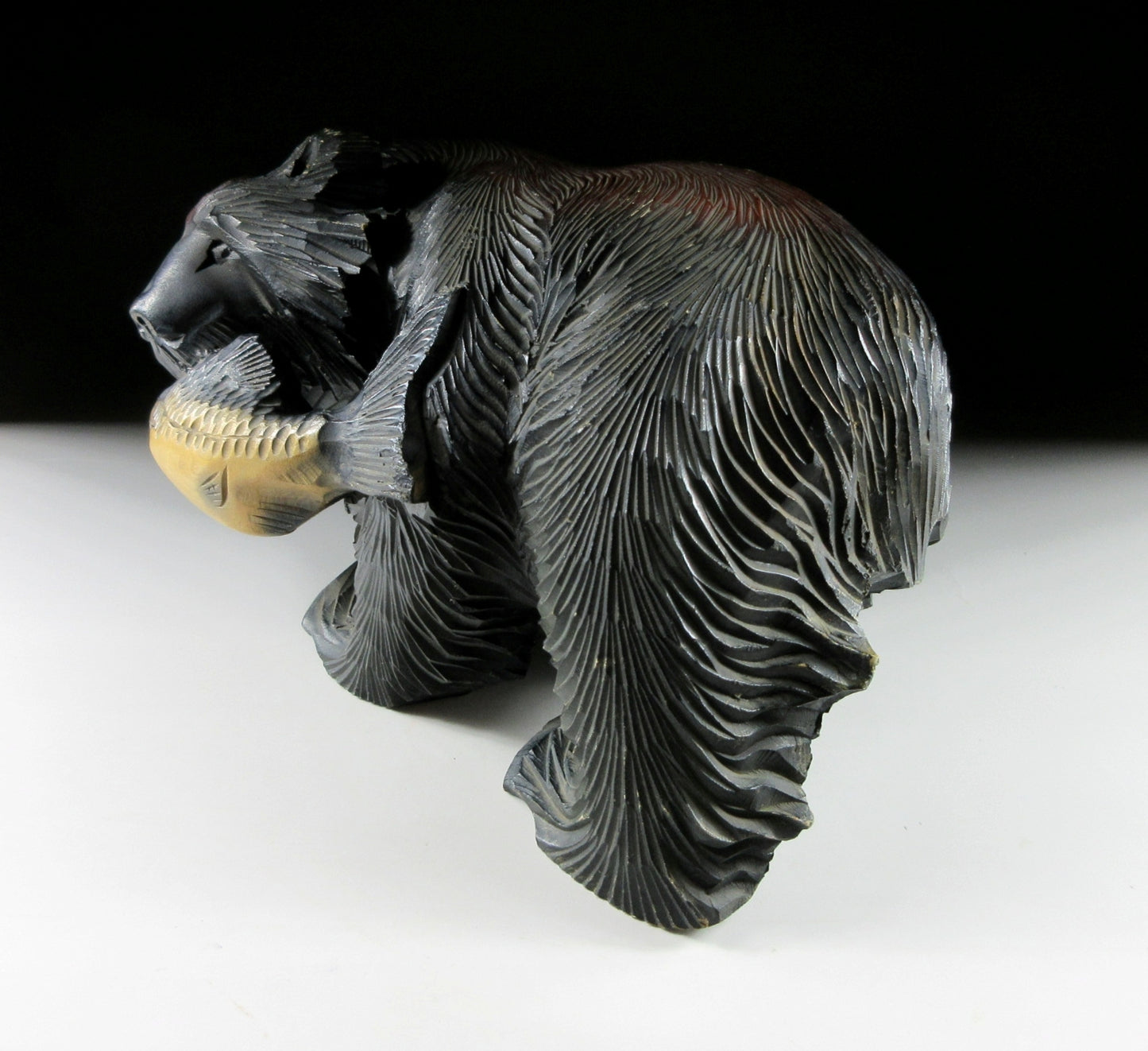 Vintage Hokkaido Bear with Display Board