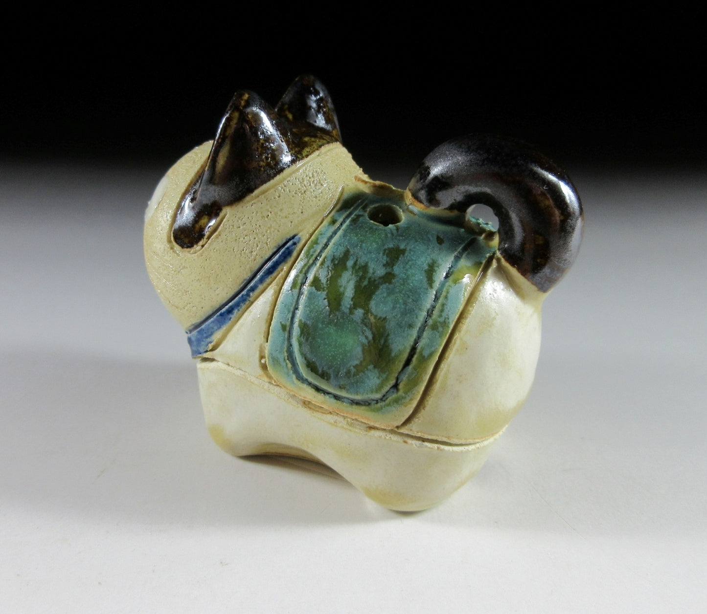 VERY SMALL Hariko Inu Burner for Joss Stick Incense