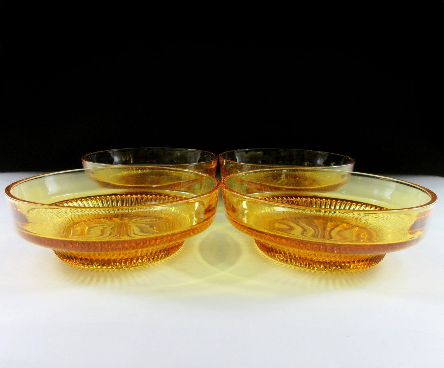 Set of four Showa Glass Bowls