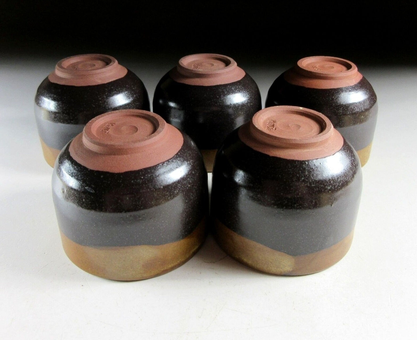 Set of Five Satsuma-ware Tea Cups