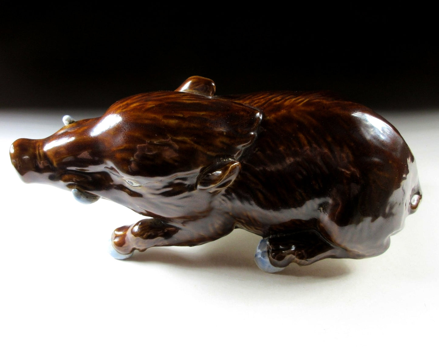 Asakura Isokichi II Year of the Boar Okimono