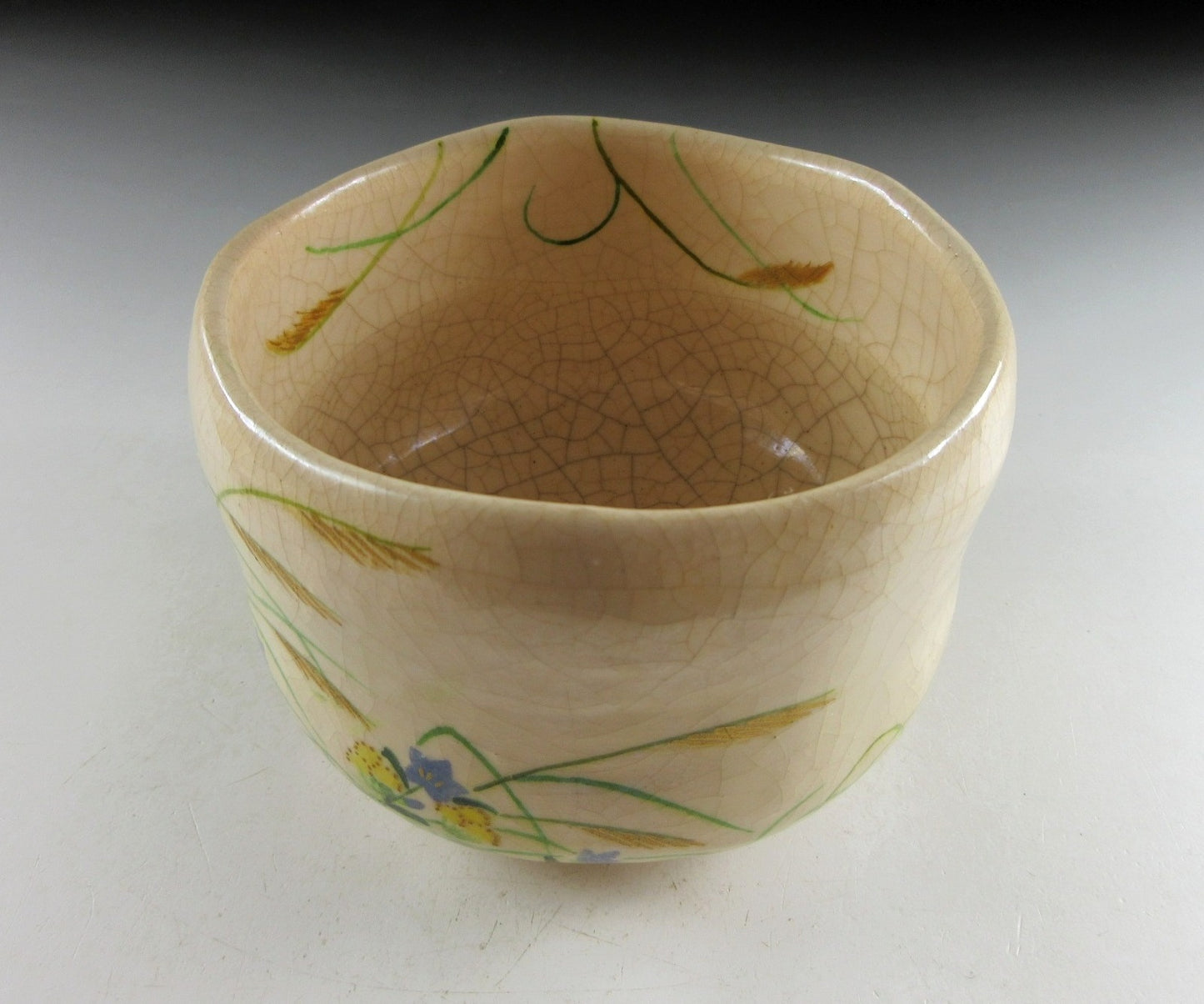 Ito Keiraku Seven Flowers of Autumn Chawan