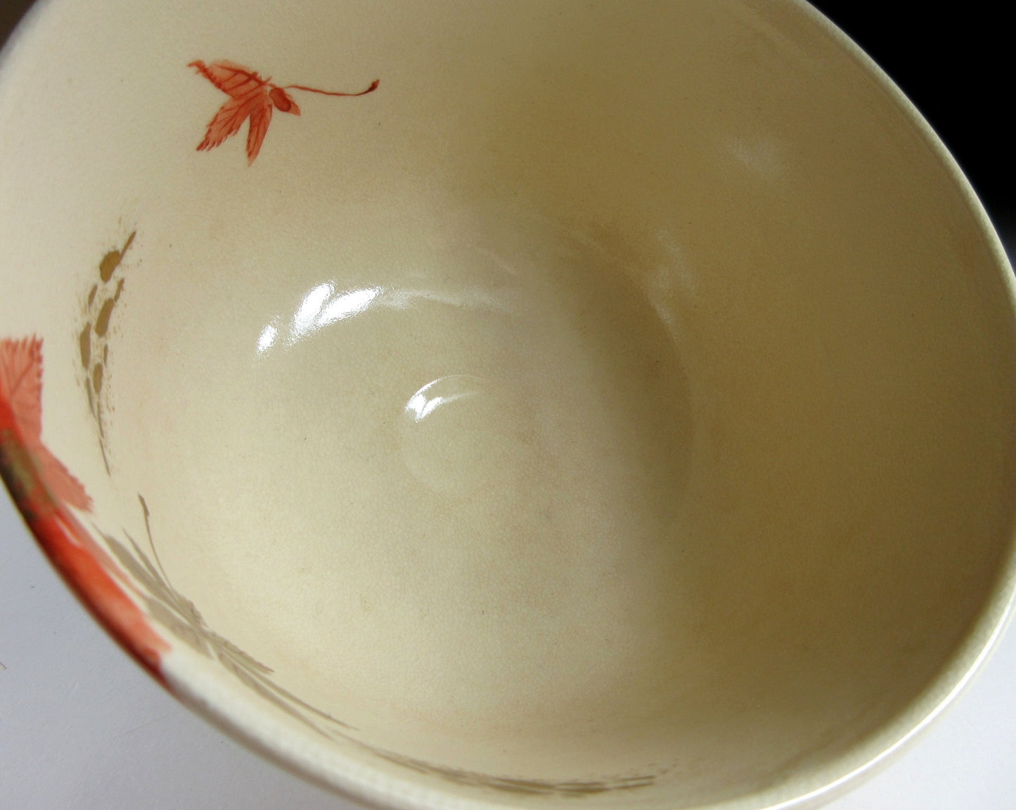 Kyo-ware Momiji Leaf Chawan