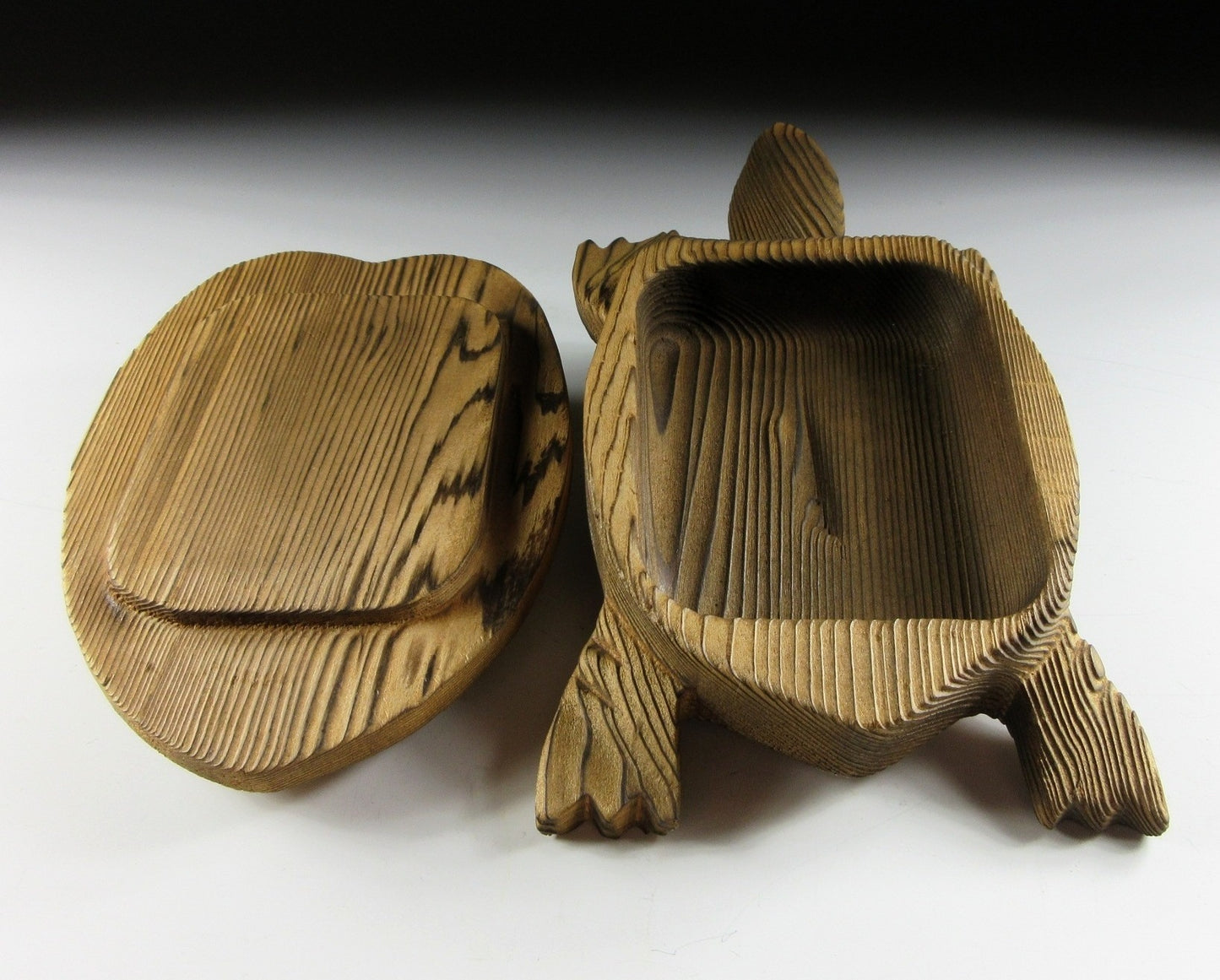 Hand Carved Nezuko Turtle Box #2