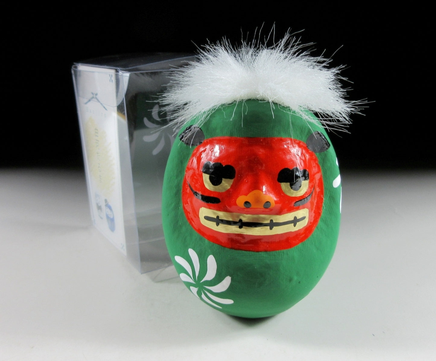 Papier-mâché Shishimai Daruma #1