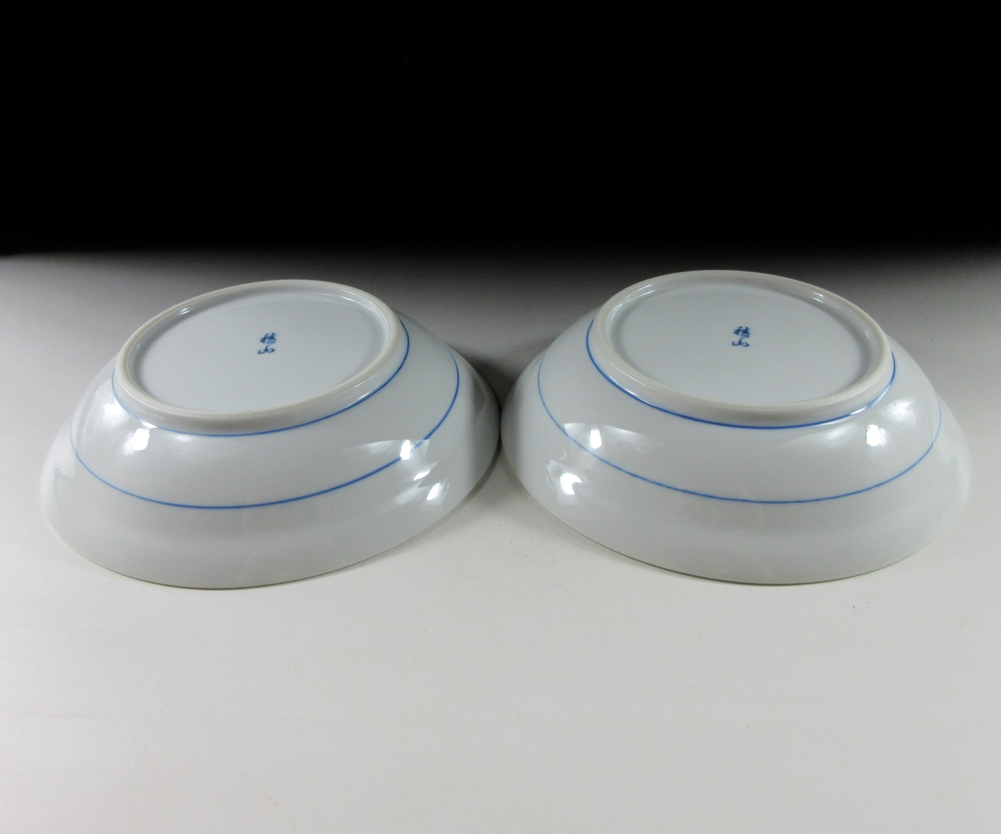 Pair of Arita-ware Sumo Ring Plates