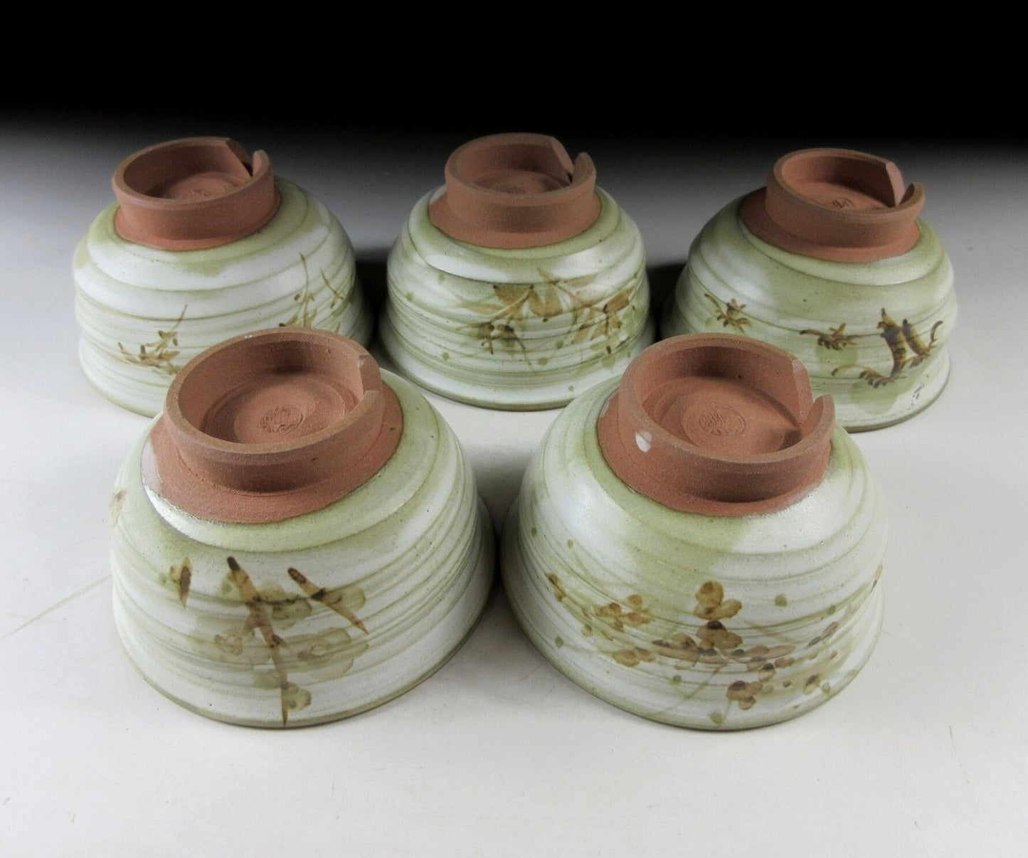 Unraku Gama Kiyomizu-ware Tea Cups