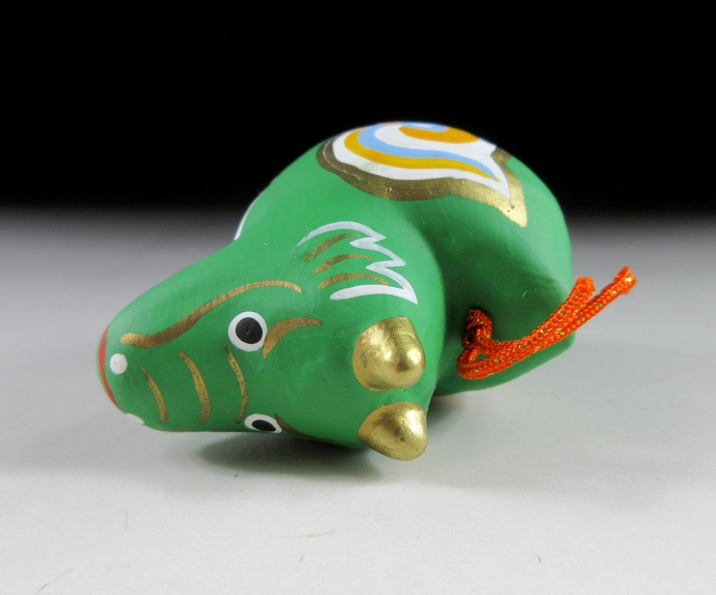 Small Papier-mâché Dragon Bell #1