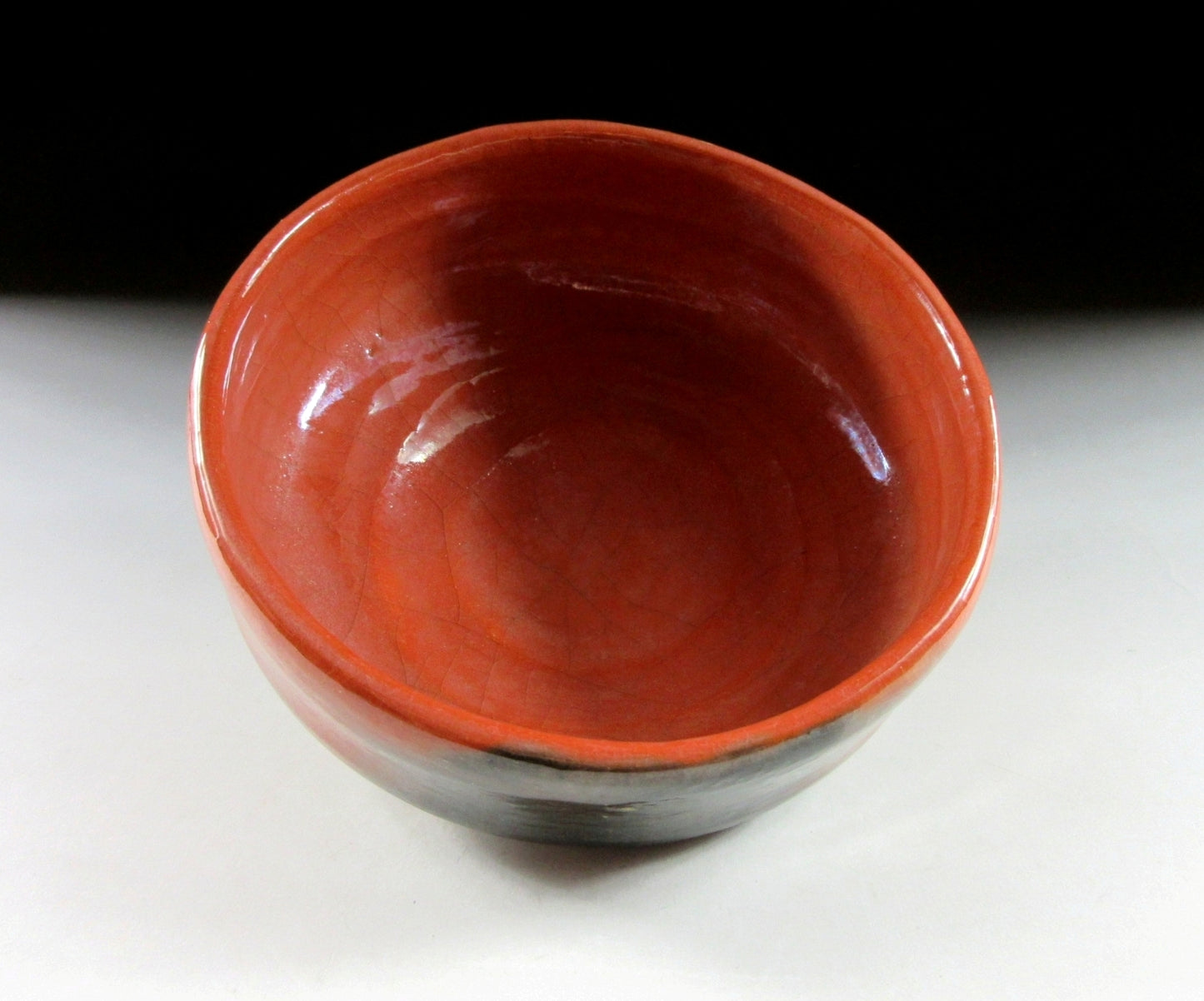 Katsura Gama Aka Raku Chawan