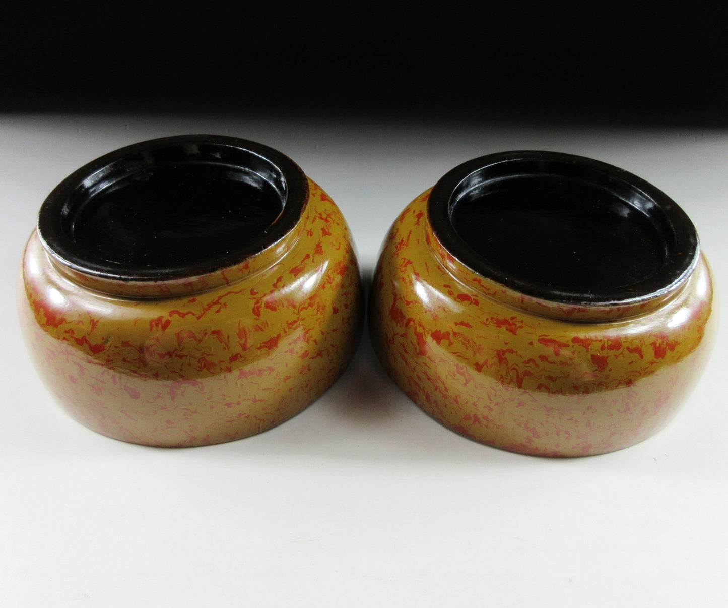 Pair of Meiji Lacquerware Bowls