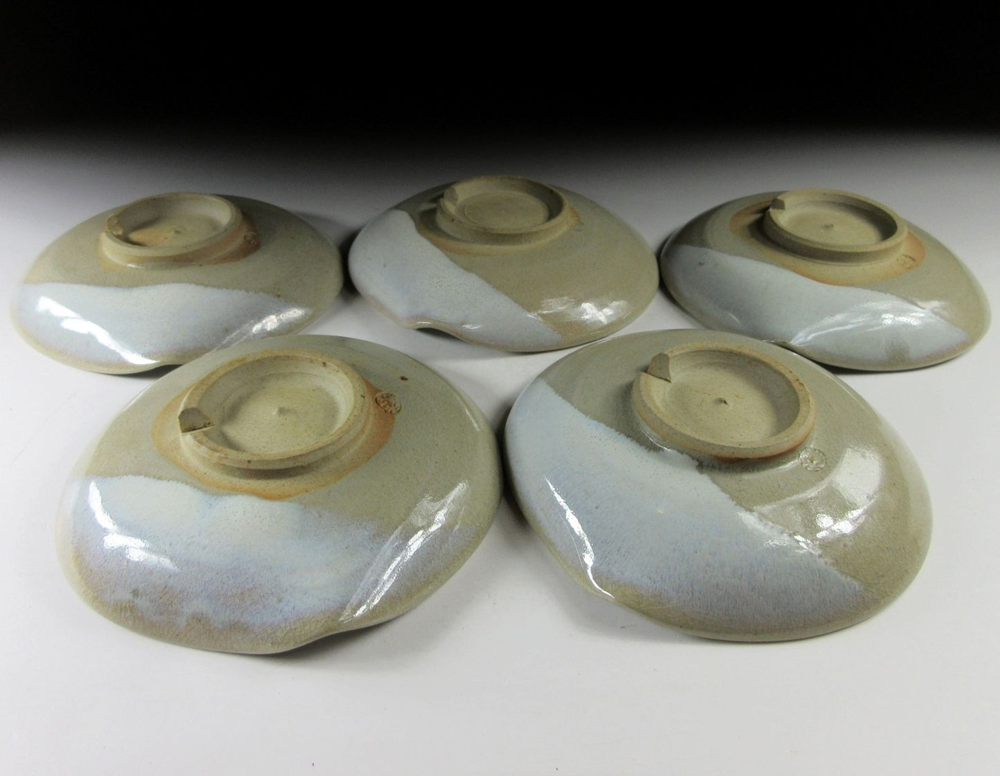 Yamato Nobuaki Hagi-ware Leaf Plates