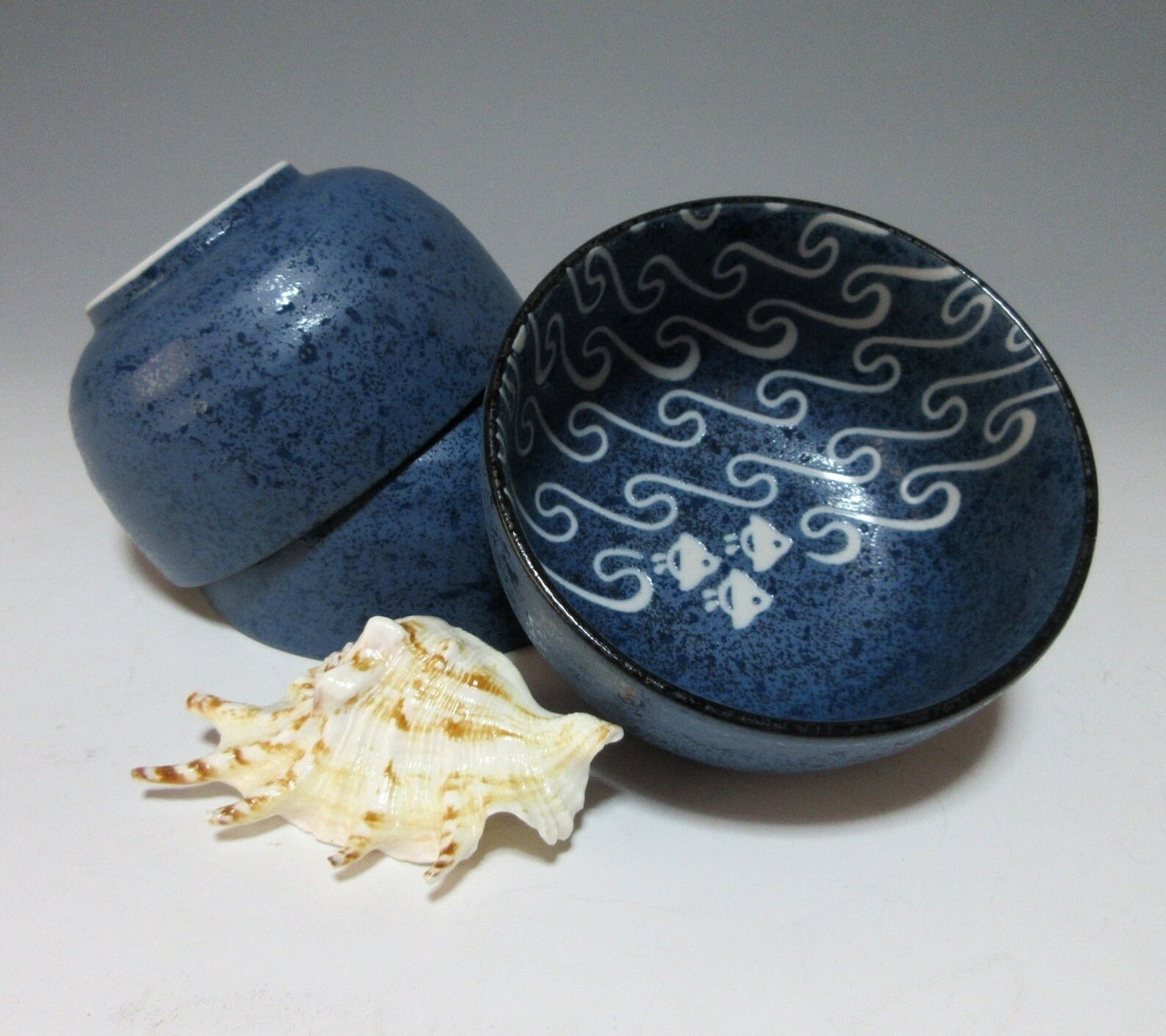Set of Three Plover Bowls