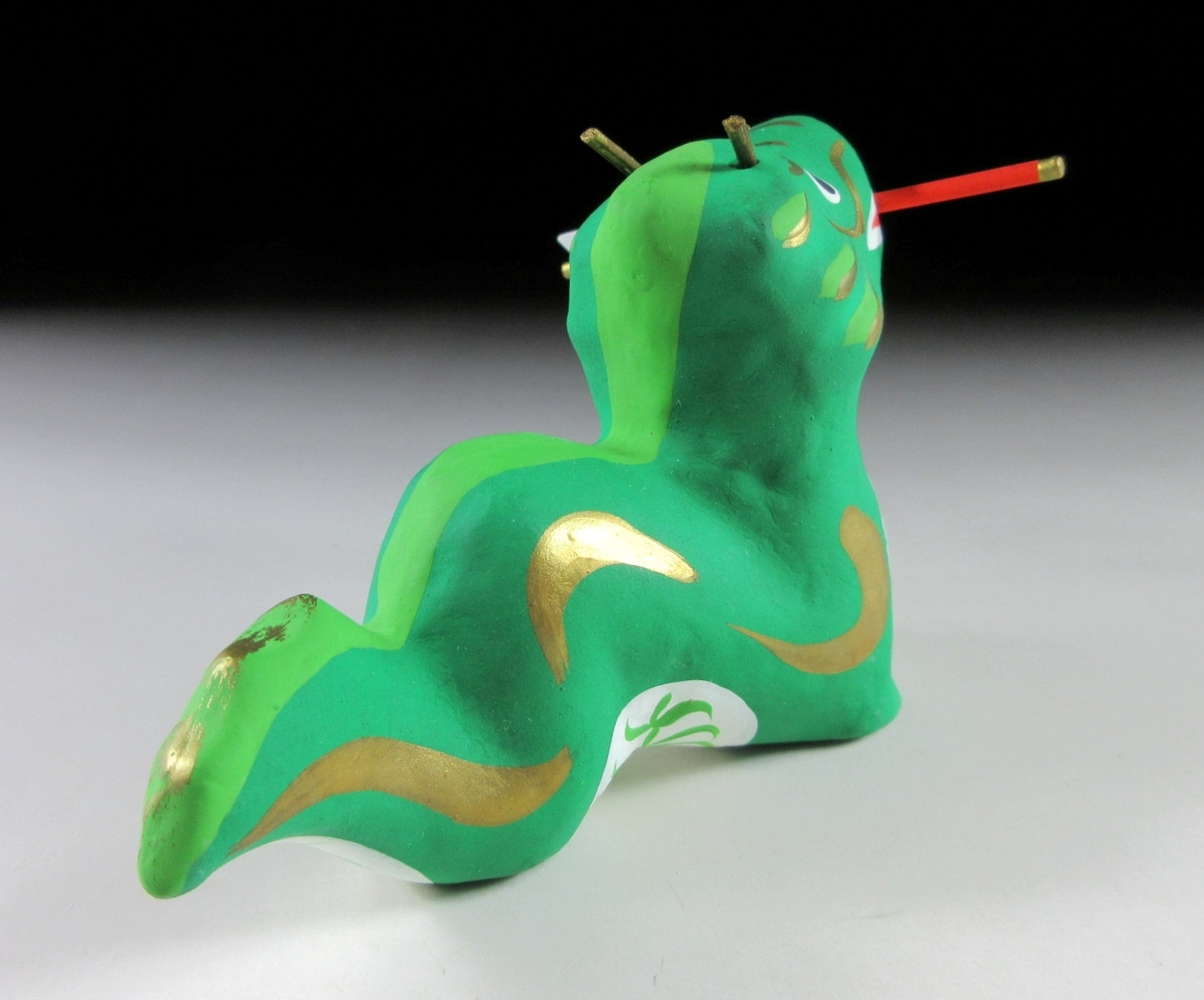 Small Papier-mâché Dragon with Arrow #1