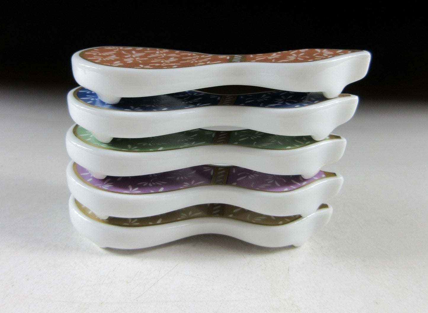 Set of Five Noritake Chopstick Rests