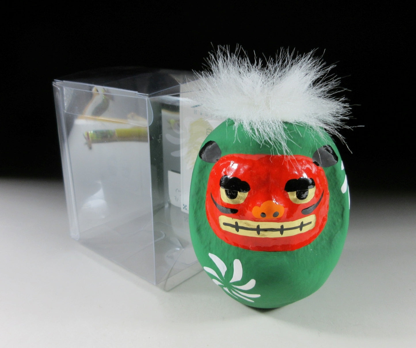 Papier-mâché Shishimai Daruma #3
