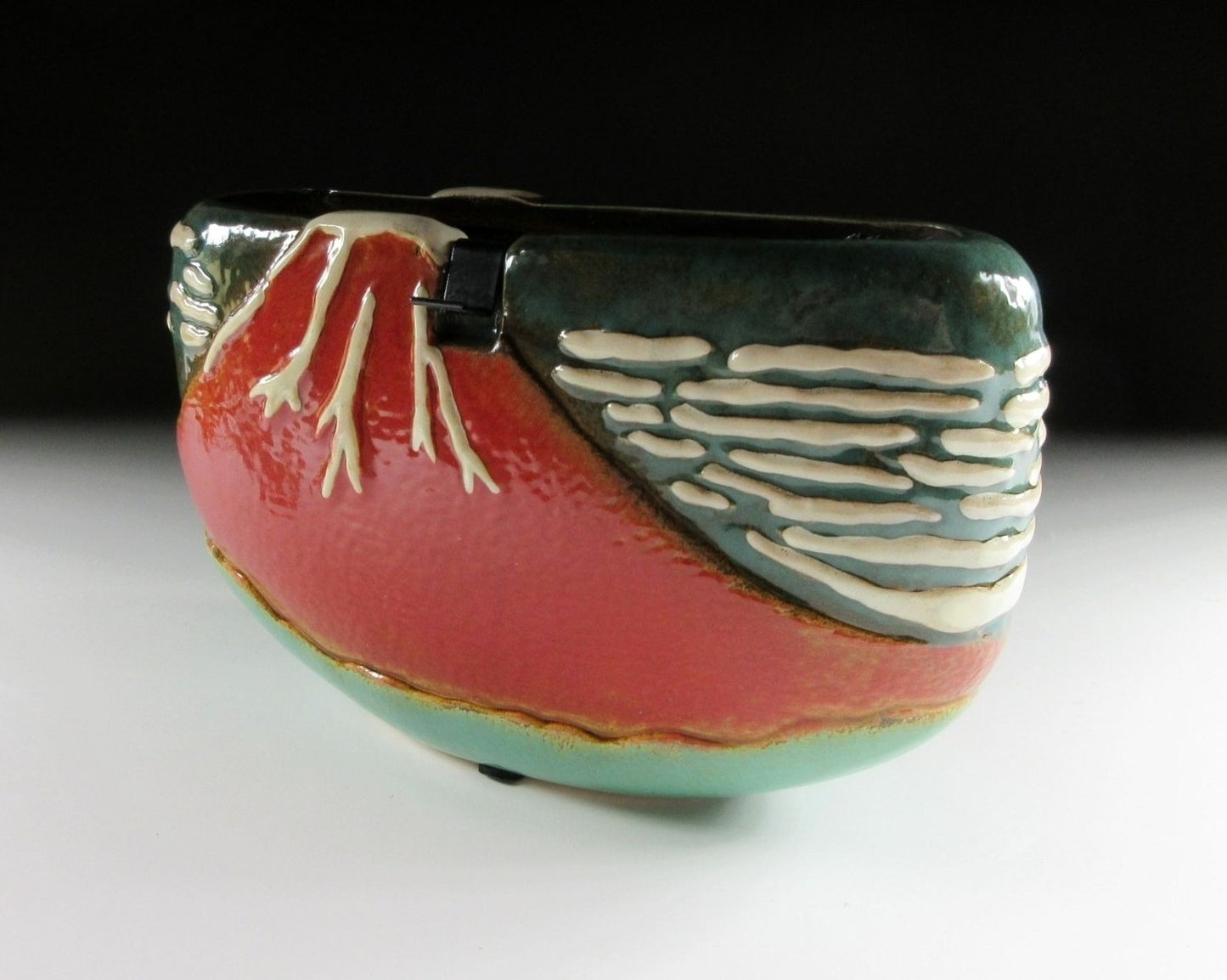 Red Fuji Mosquito Coil Holder #2