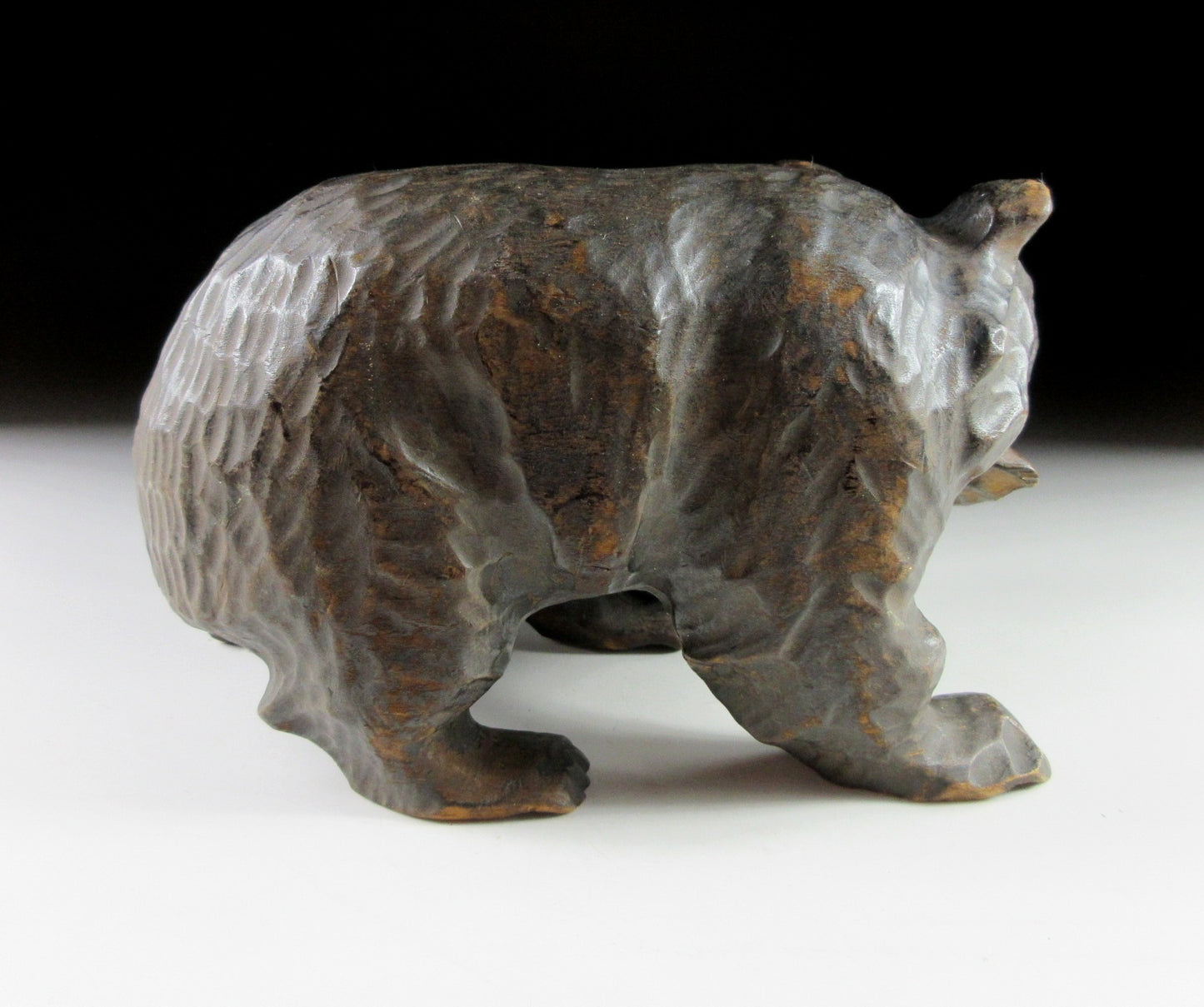 Vintage Ainu Higuma Wood Carving